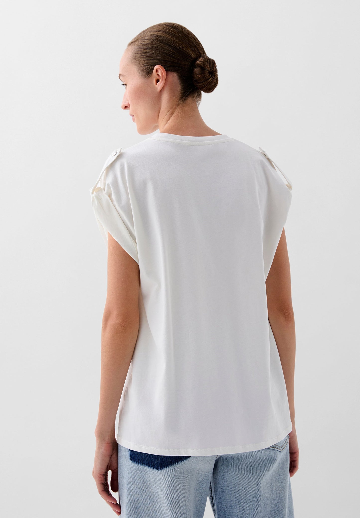 T-SHIRT WITH FRONT ROCK PRINT