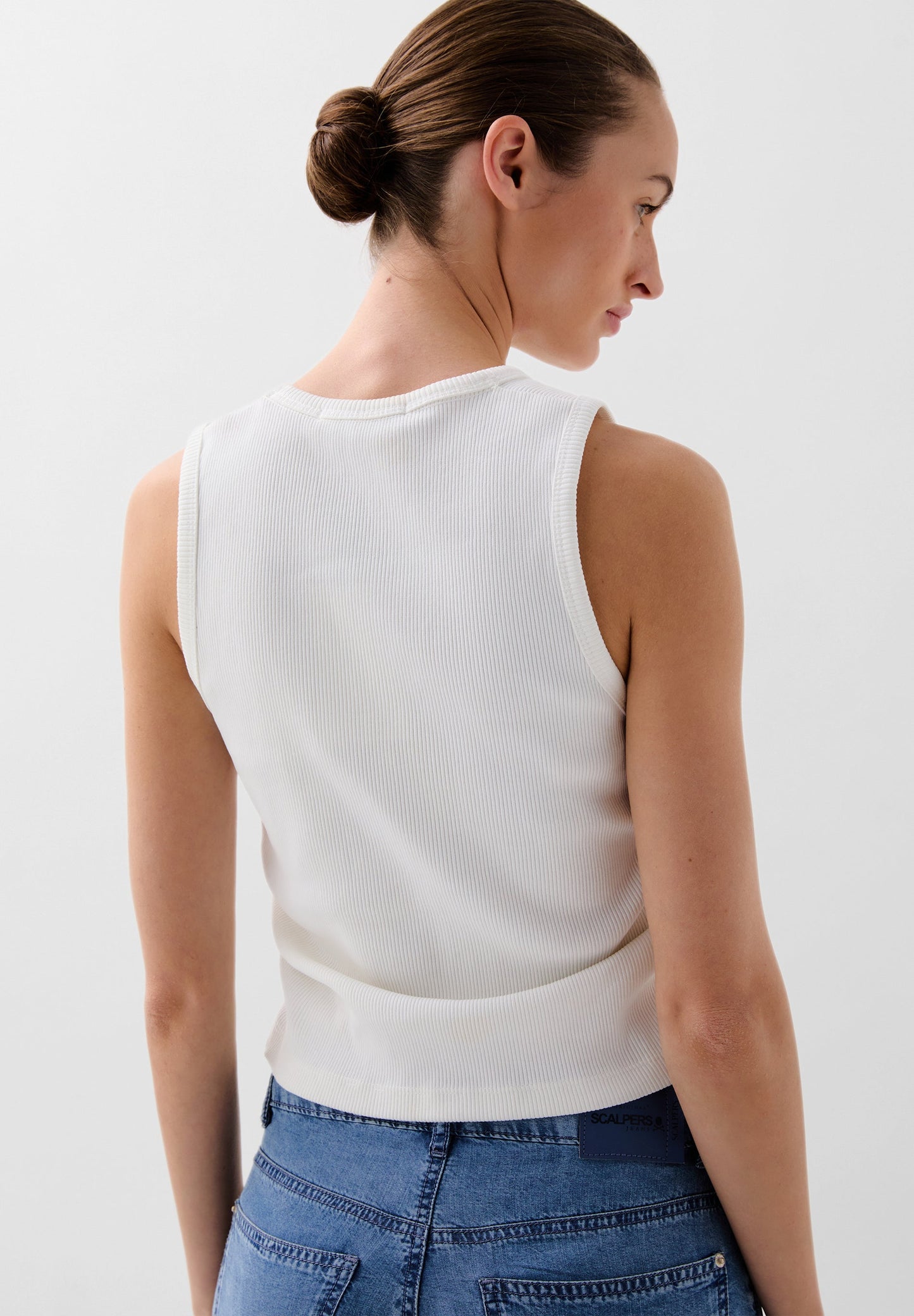 TANK TOP WITH SIDE GATHERING
