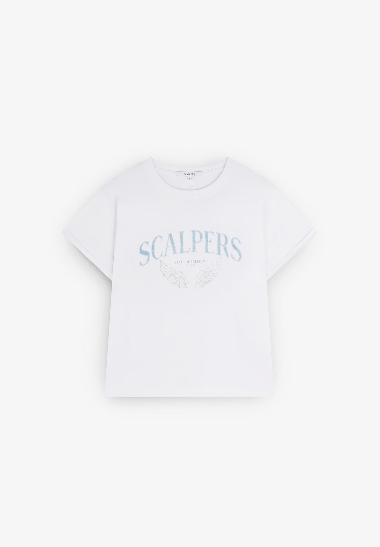 T-SHIRT WITH WINGS LOGO PRINT