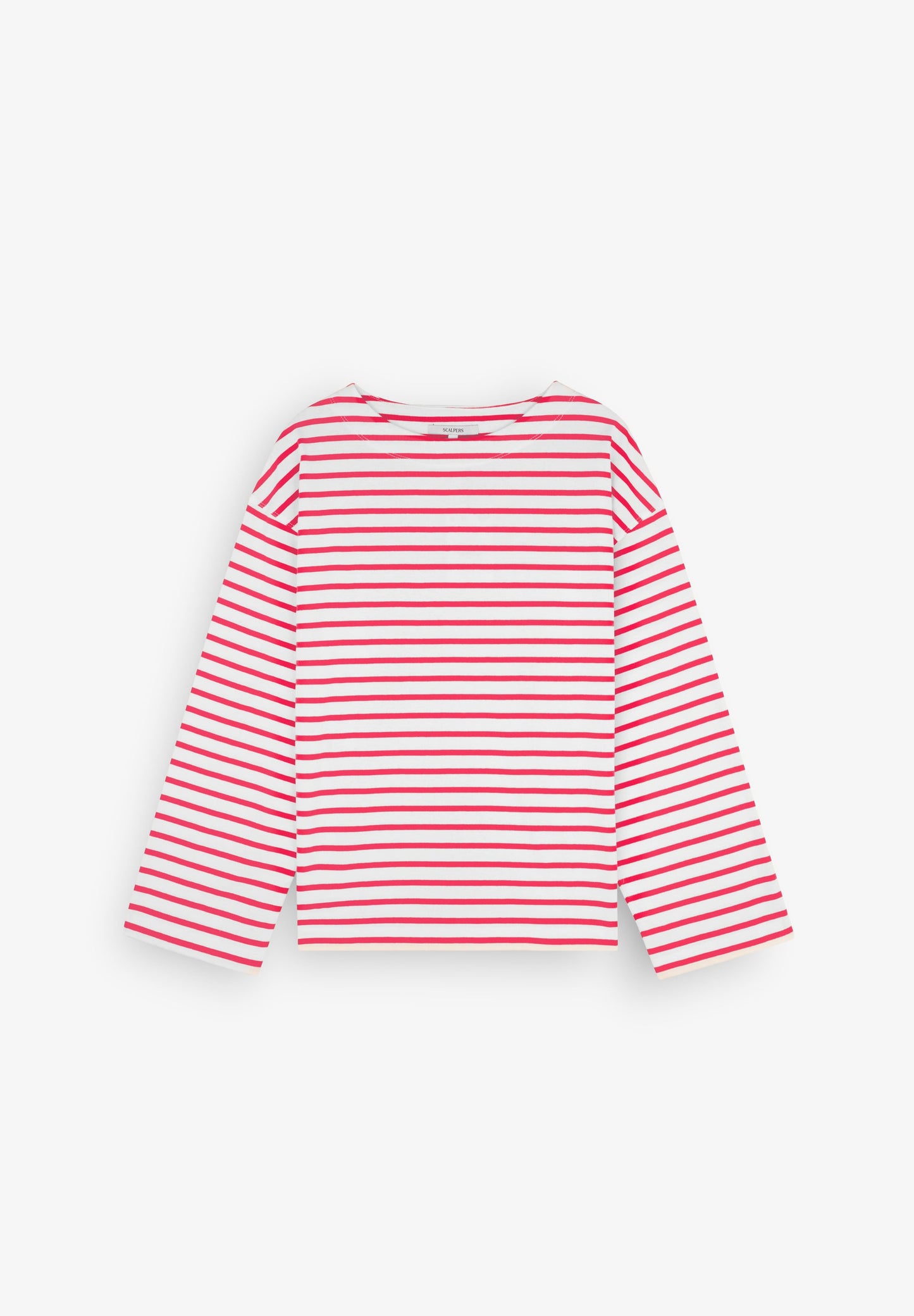 SCSTRIPES LABEL LS TEE
