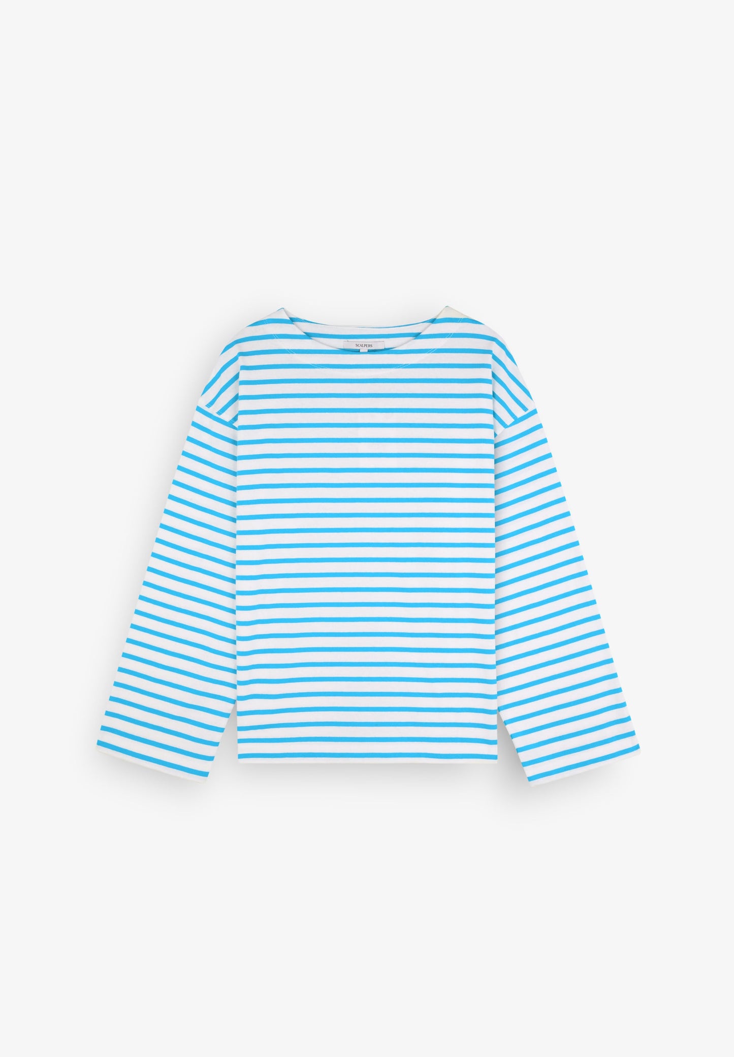 SCSTRIPES LABEL LS TEE