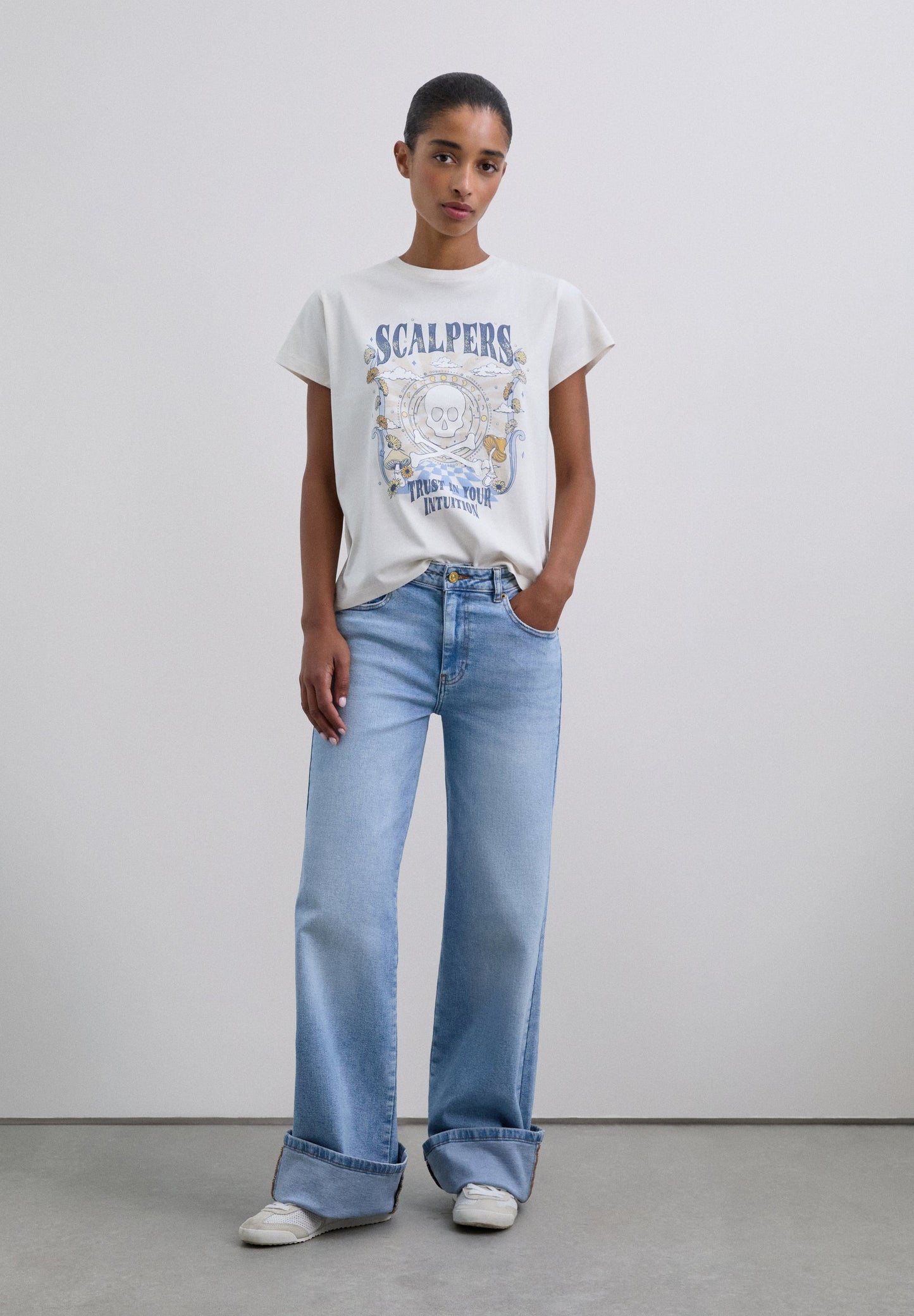 ROCK PRINT SKULL T-SHIRT