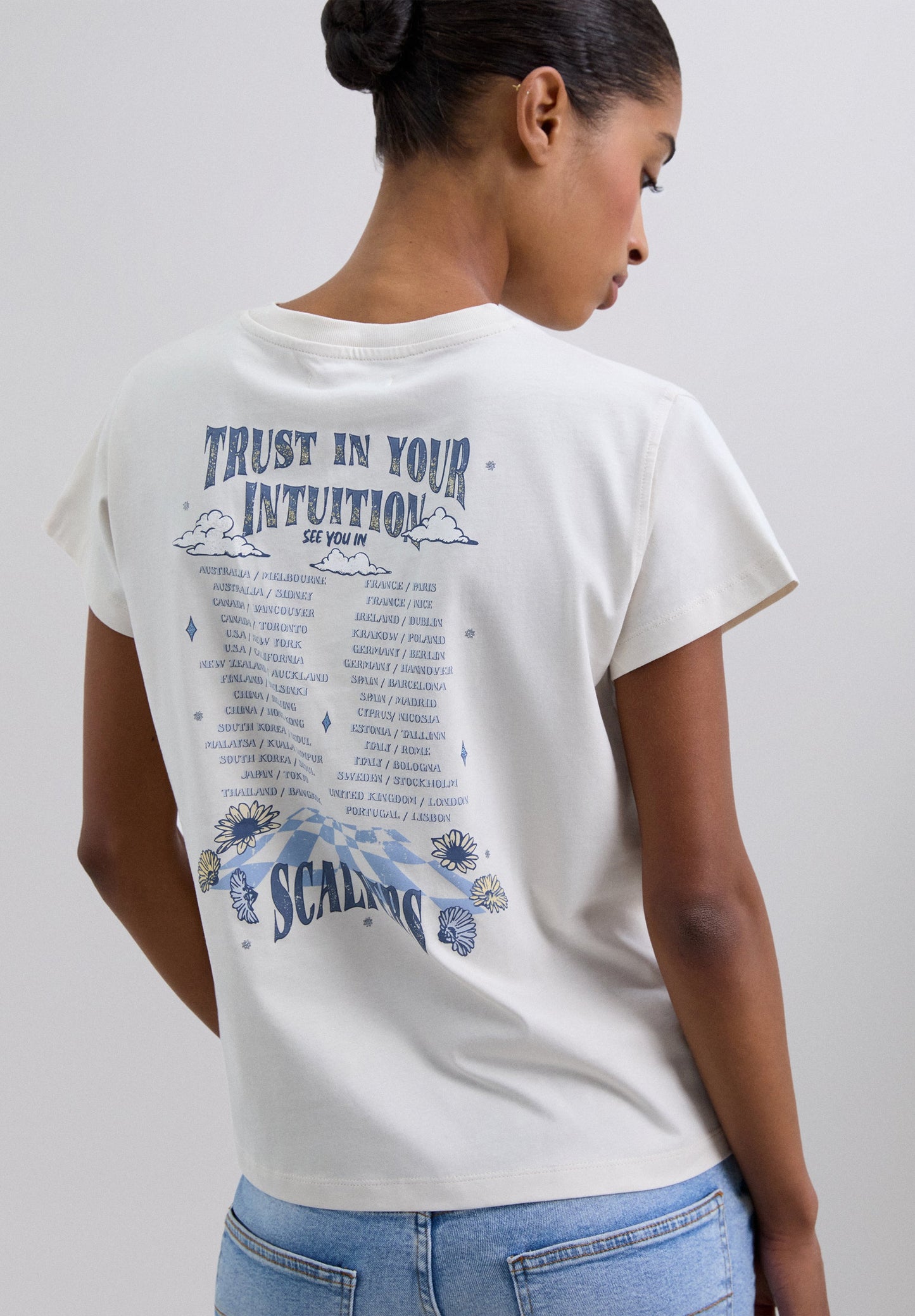 ROCK PRINT SKULL T-SHIRT