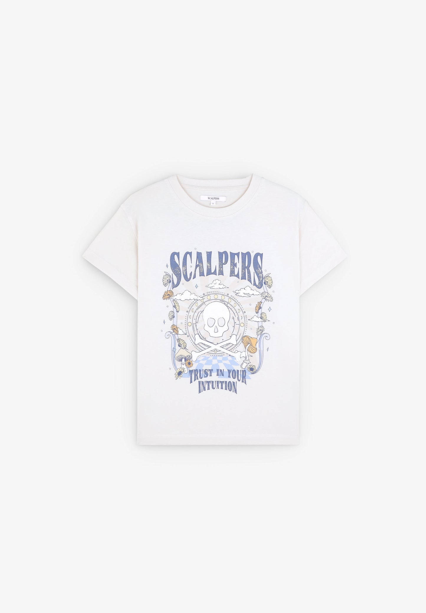 ROCK PRINT SKULL T-SHIRT