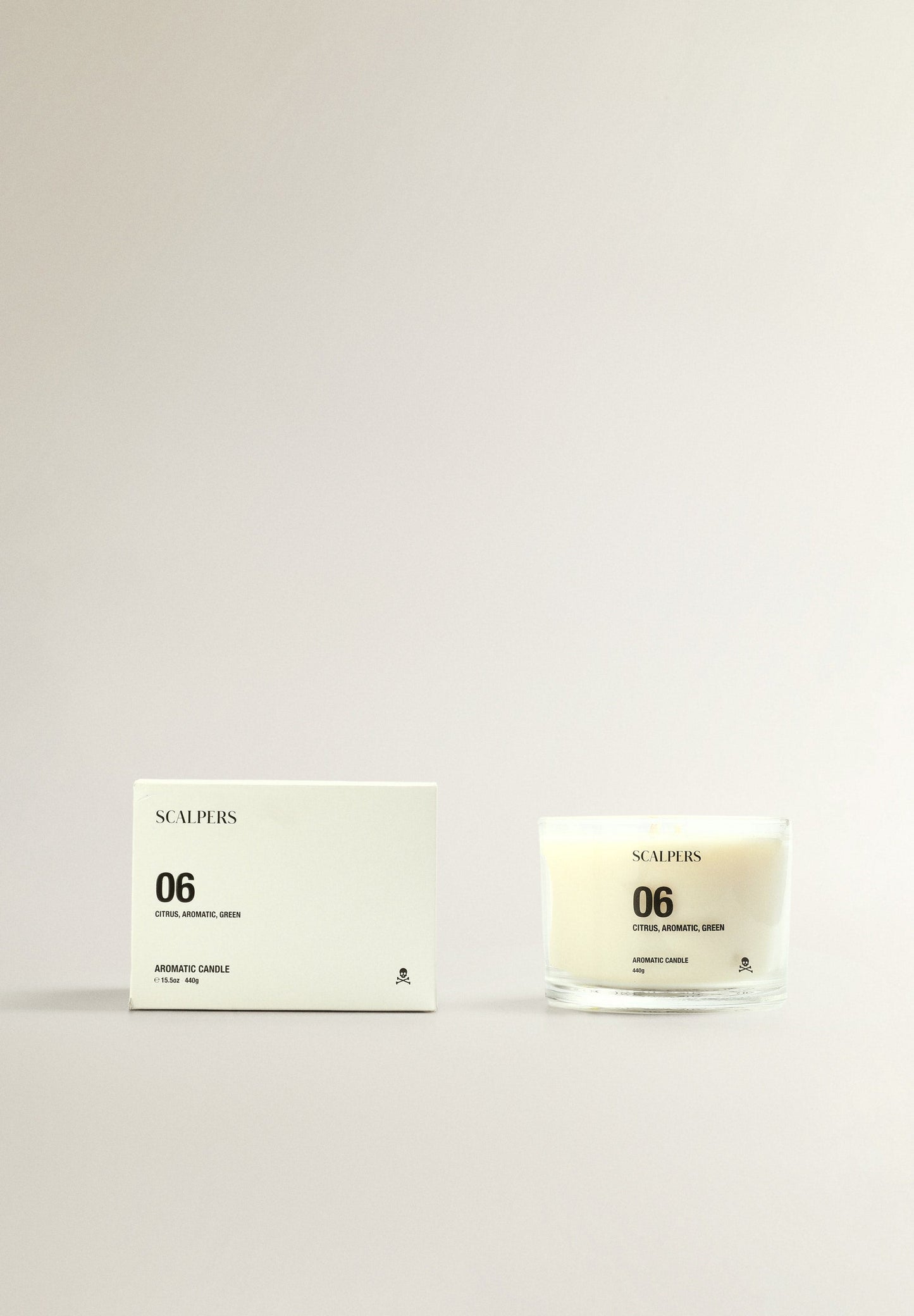 06 CITRUS, AROMATIC, GREEN 440G SCENTED CANDLE