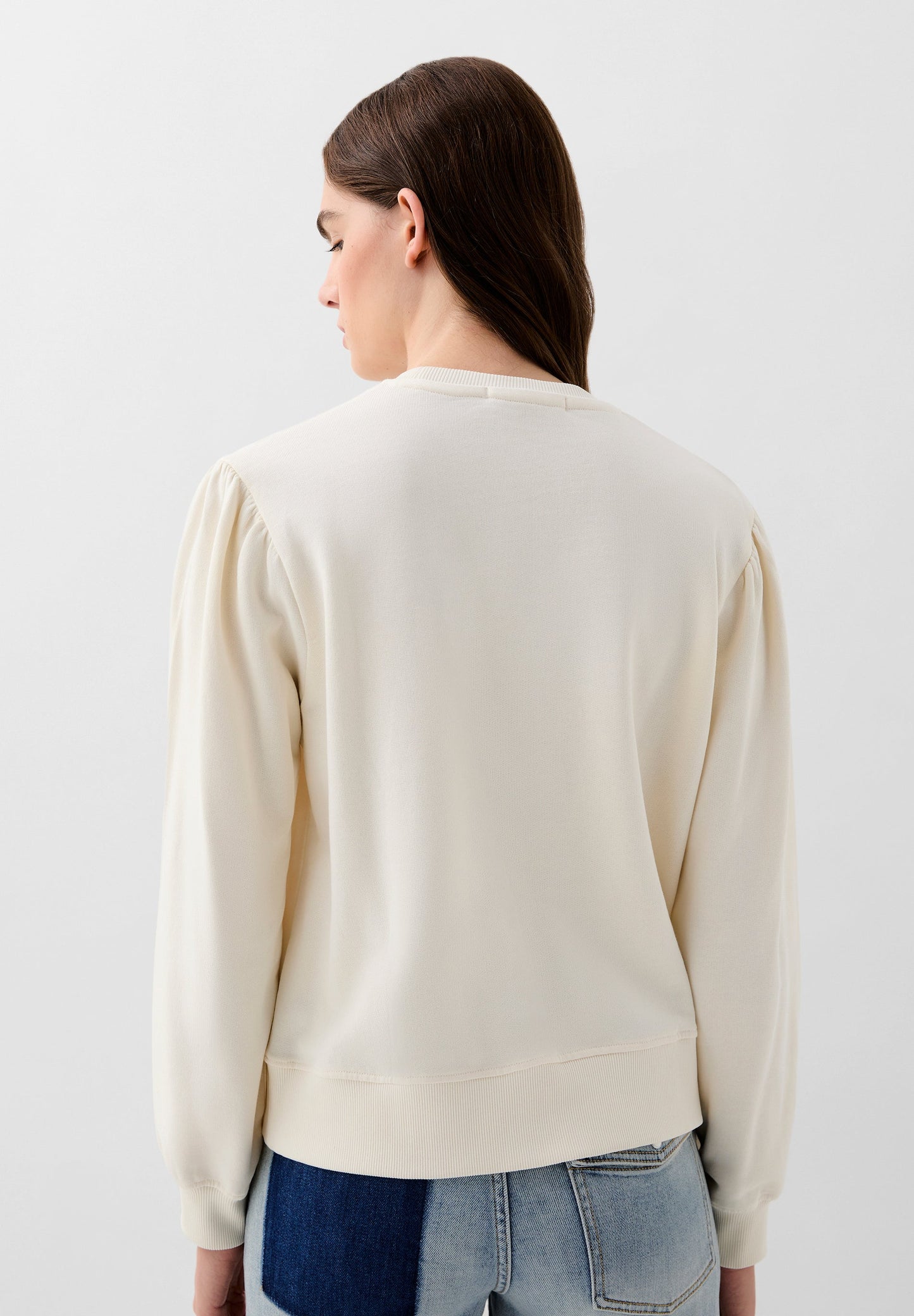 SWEATSHIRT WITH FADED PRINT