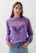 SWEATSHIRT WITH FADED PRINT