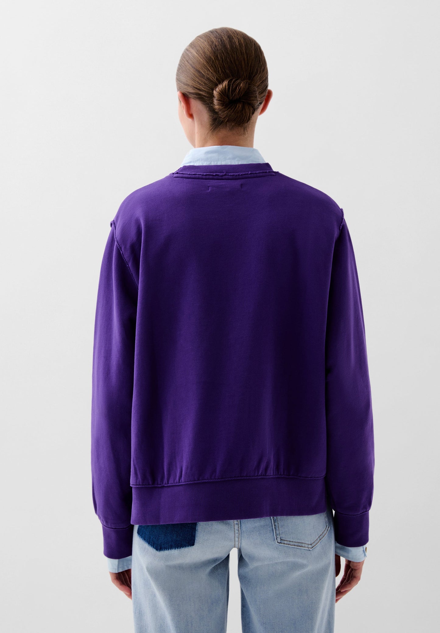 SWEATSHIRT WITH FRONT RAISED SKULL