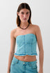 SC QUES CORSET DENIM TOP