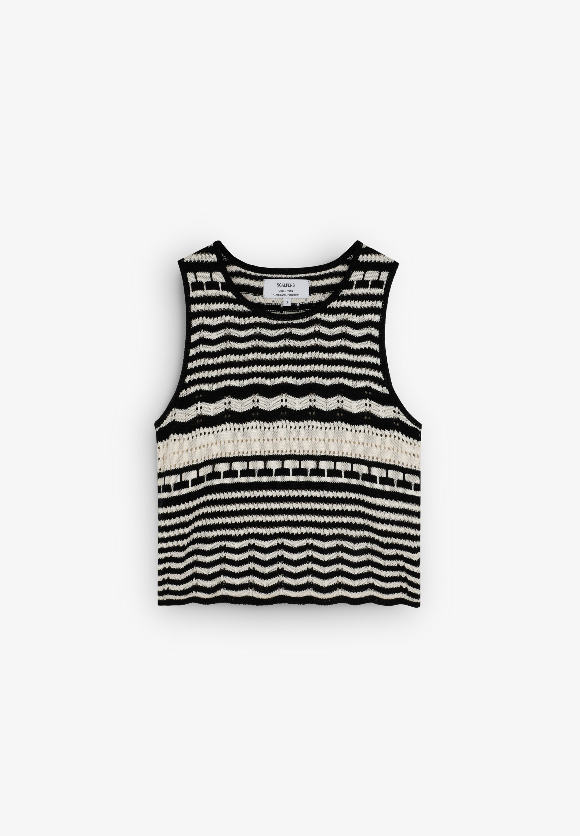 STRIPED KNIT TOP