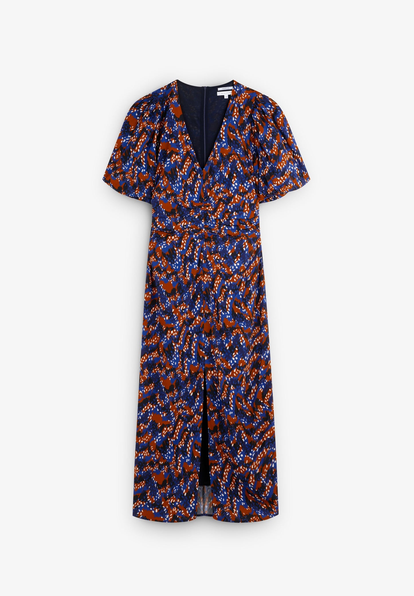 ROBE IMPRIMÉE FRONCÉE DEVANT