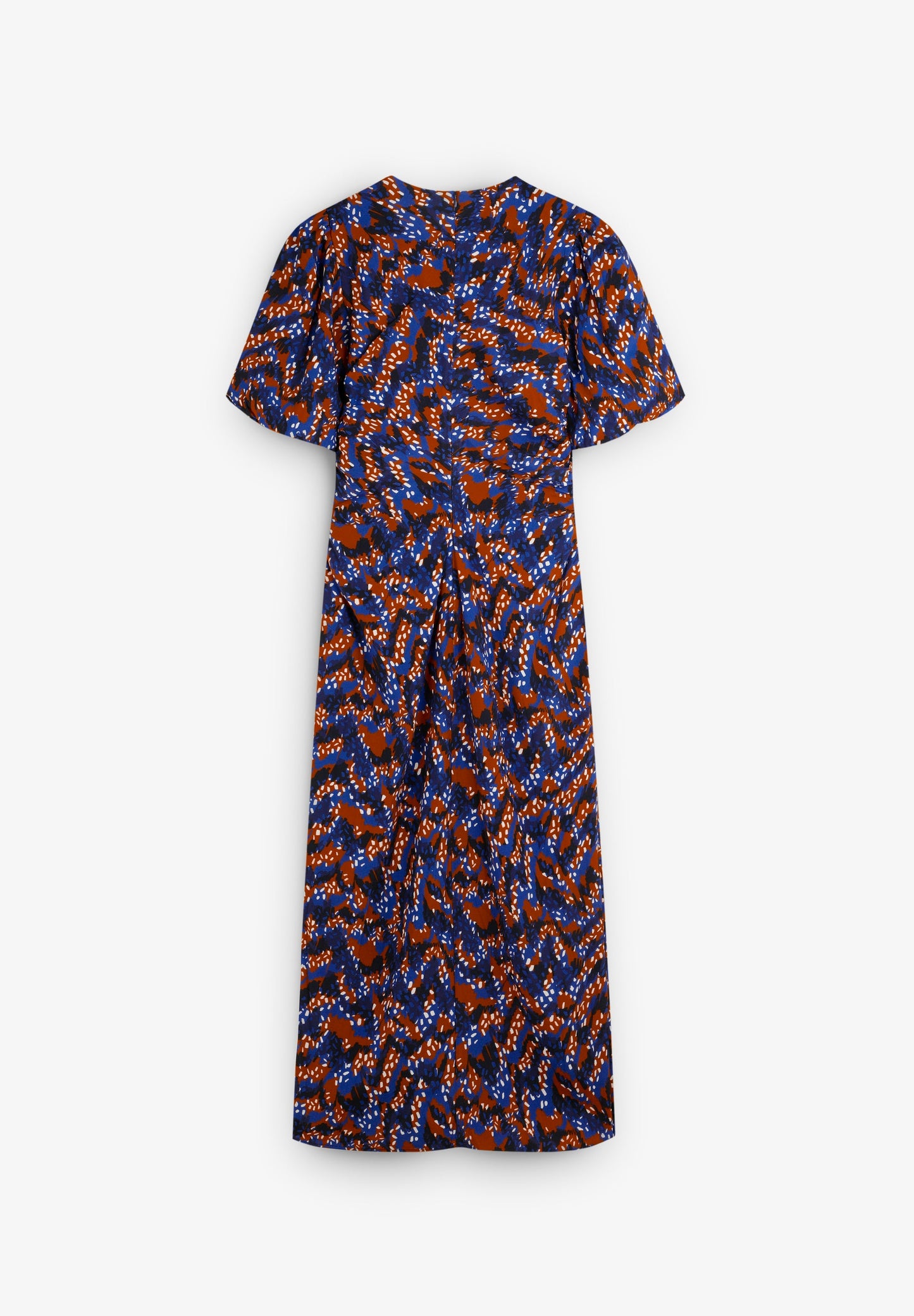 ROBE IMPRIMÉE FRONCÉE DEVANT