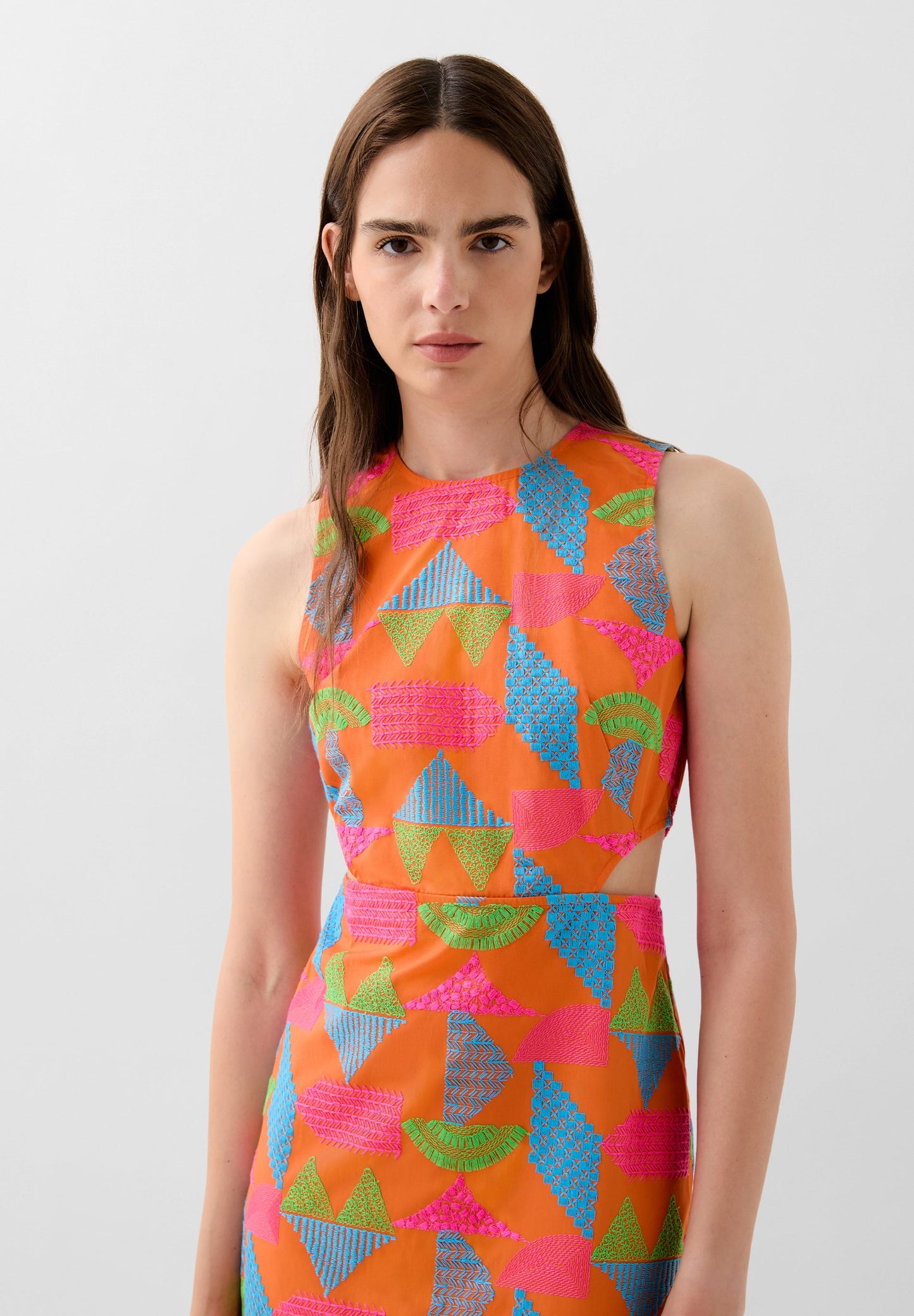 ROBE IMPRIMÉE CUT OUTS