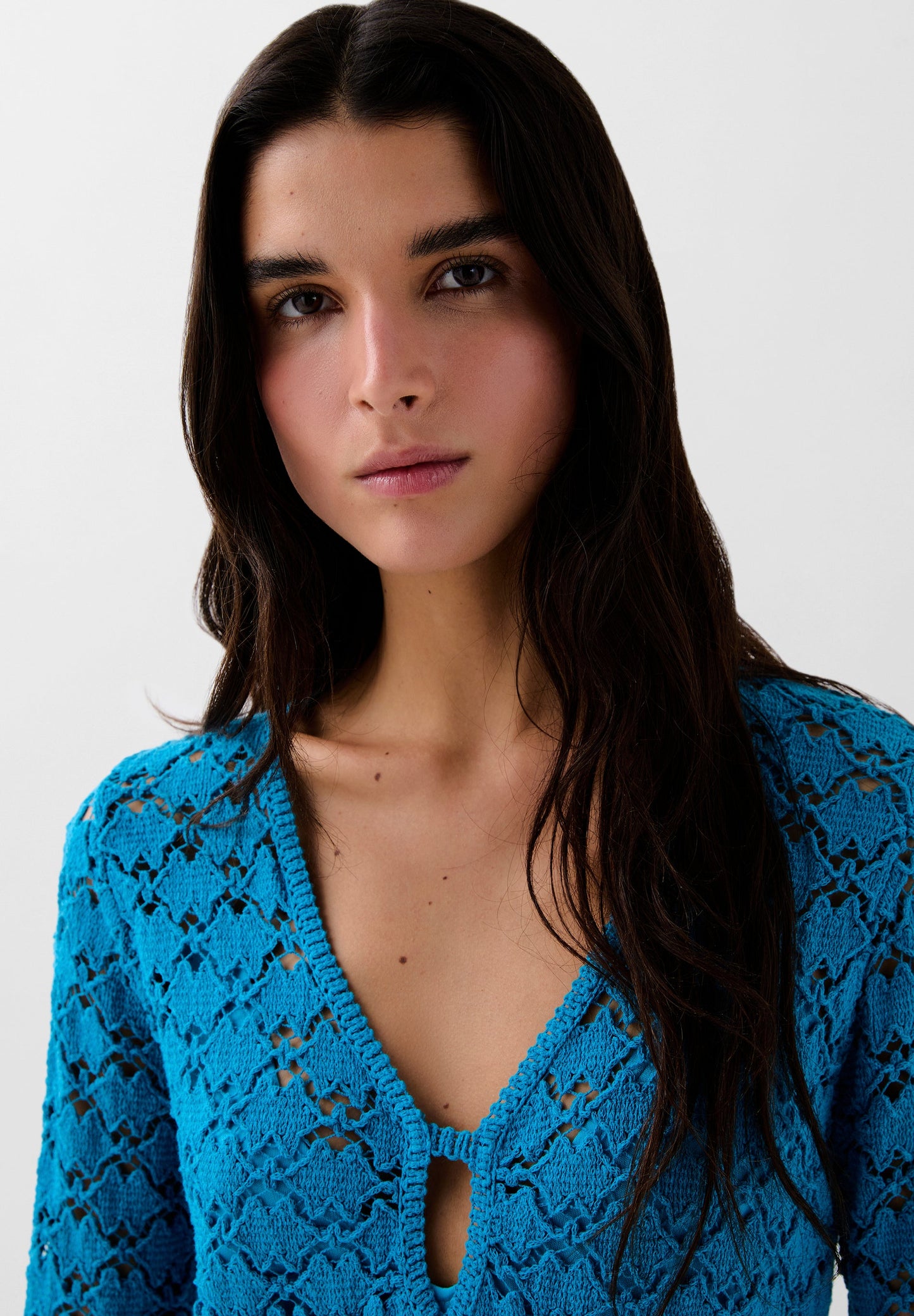 MINI CROCHET DRESS