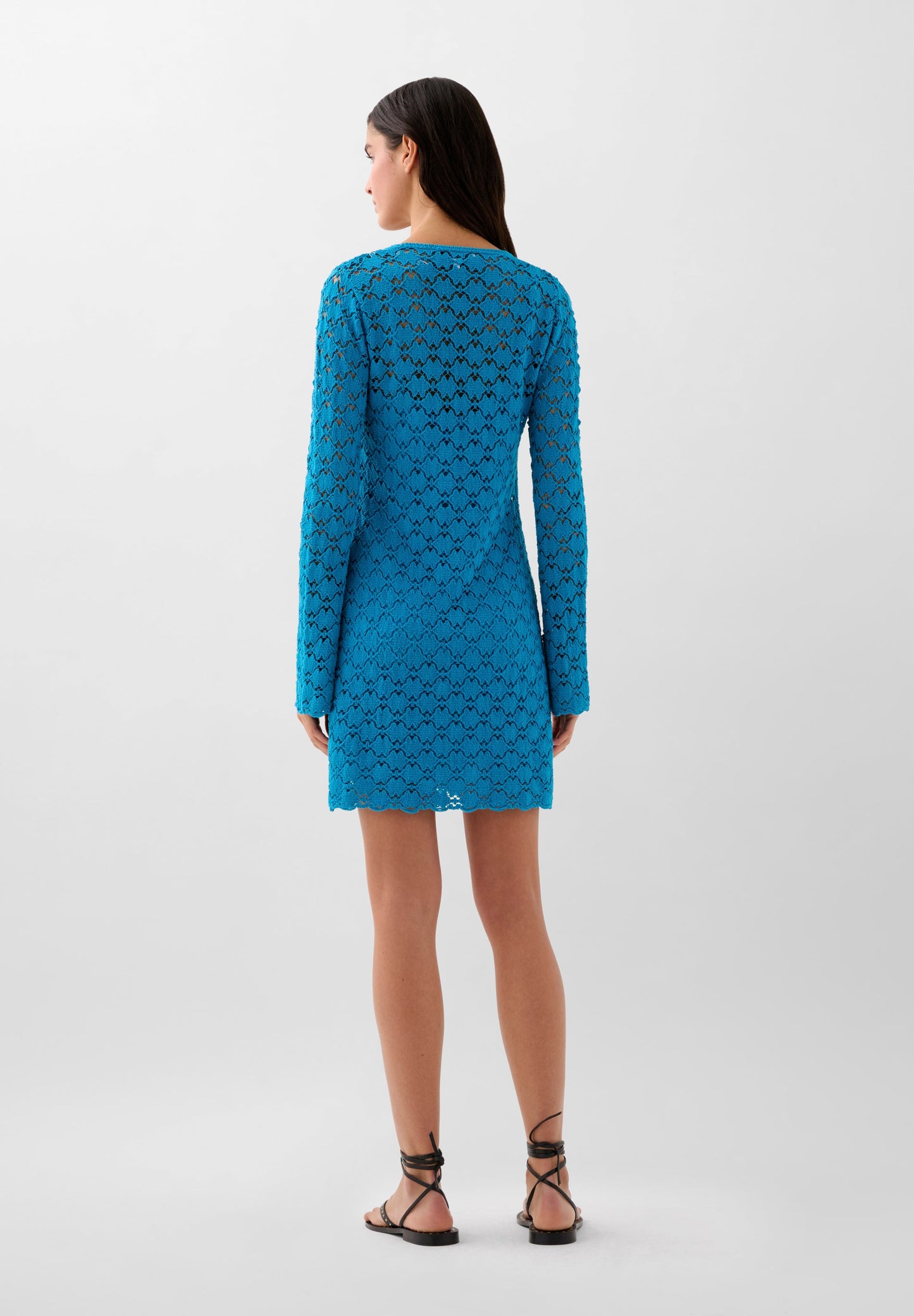 MINI CROCHET DRESS