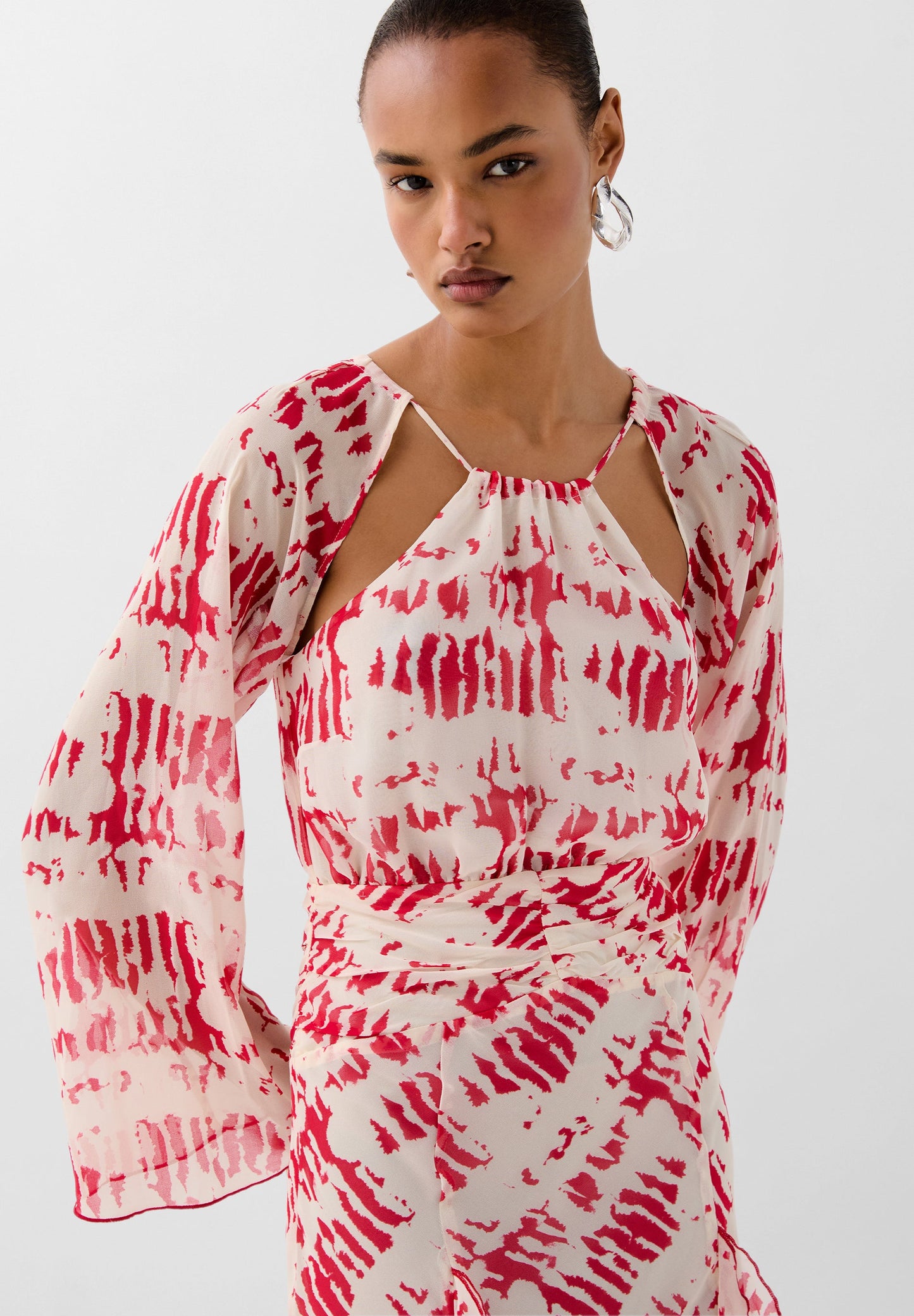 ROBE IMPRIMÉE MULTIPOSITION