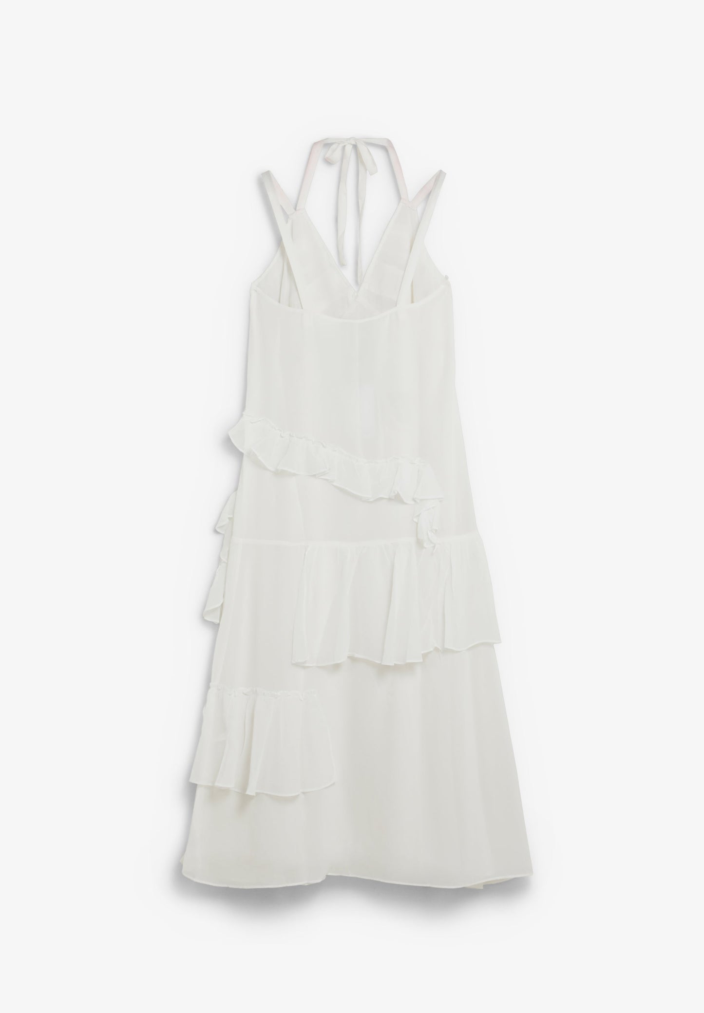 LACE DRESS WITH RUFFLES