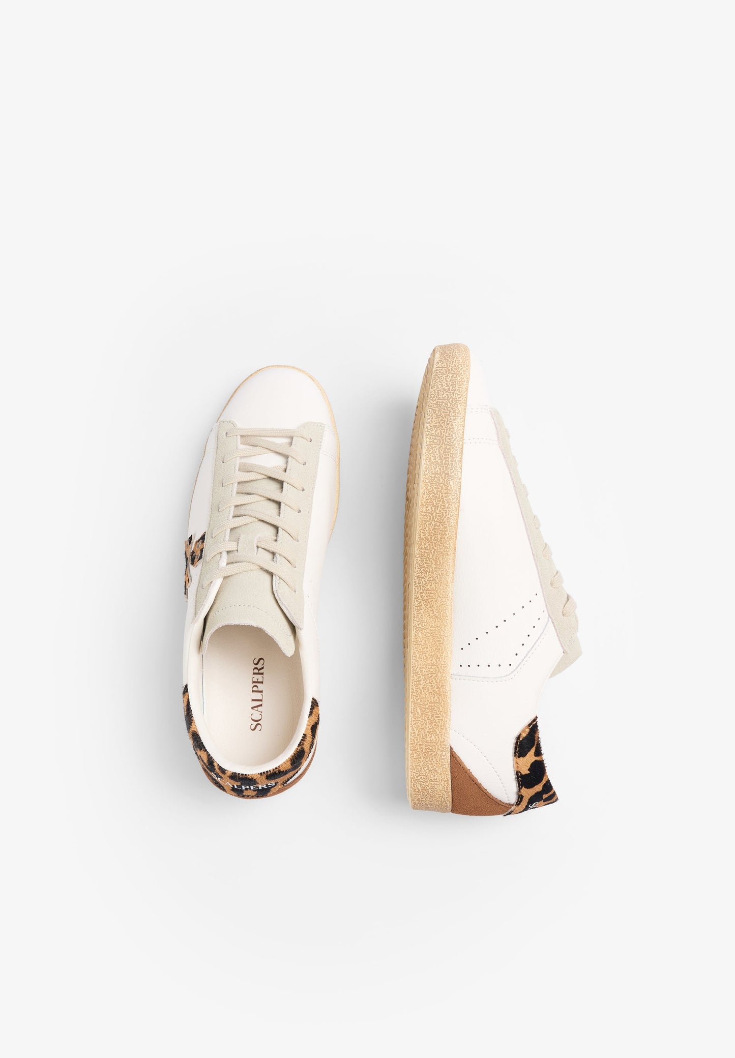 LOW TOP SNEAKERS WITH ANIMAL PRINT SKULL