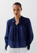 FLOWING BLOUSE WITH DETAILS