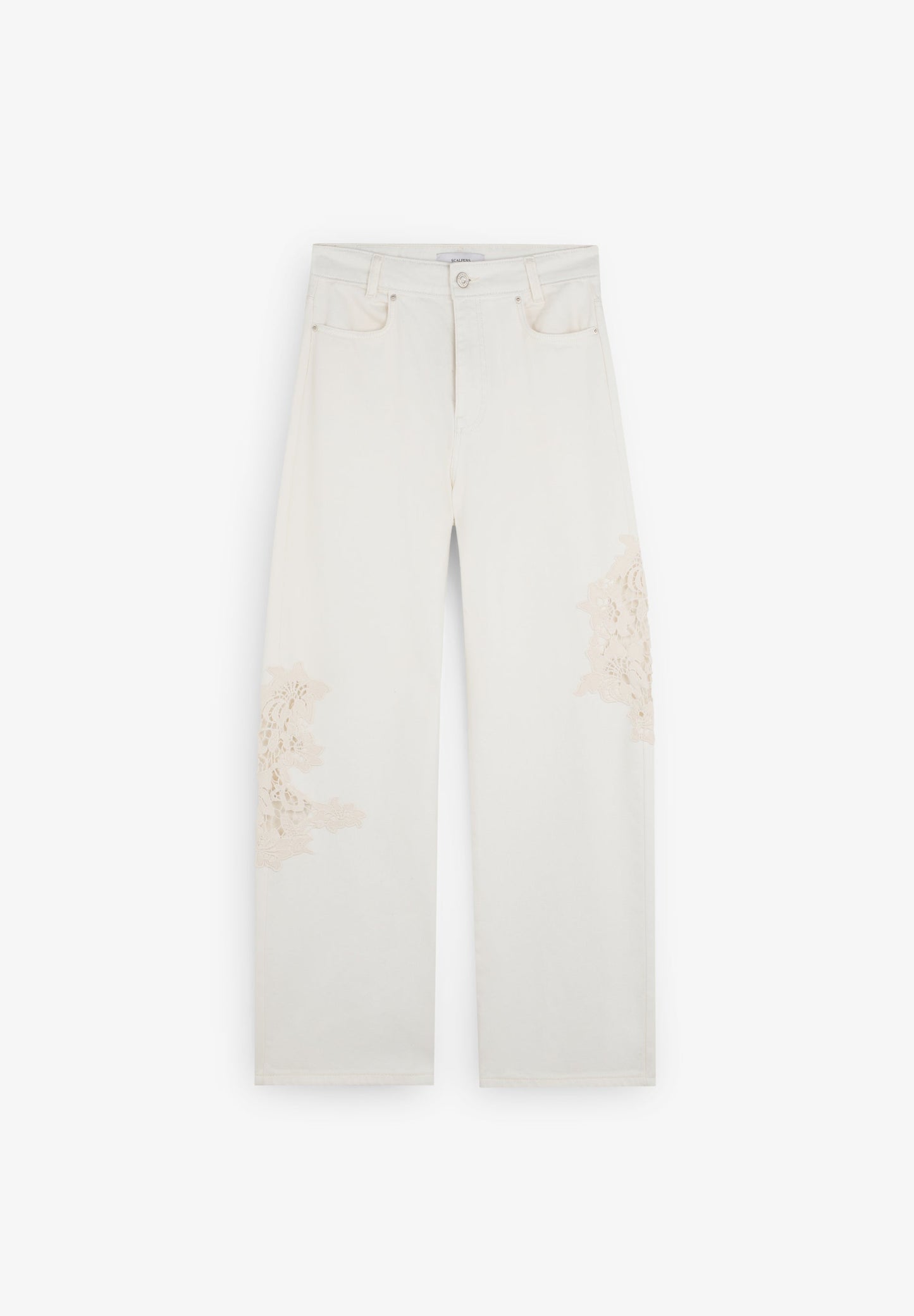 PANTALON EN DENIM À PATCHS SCGUIPOUR