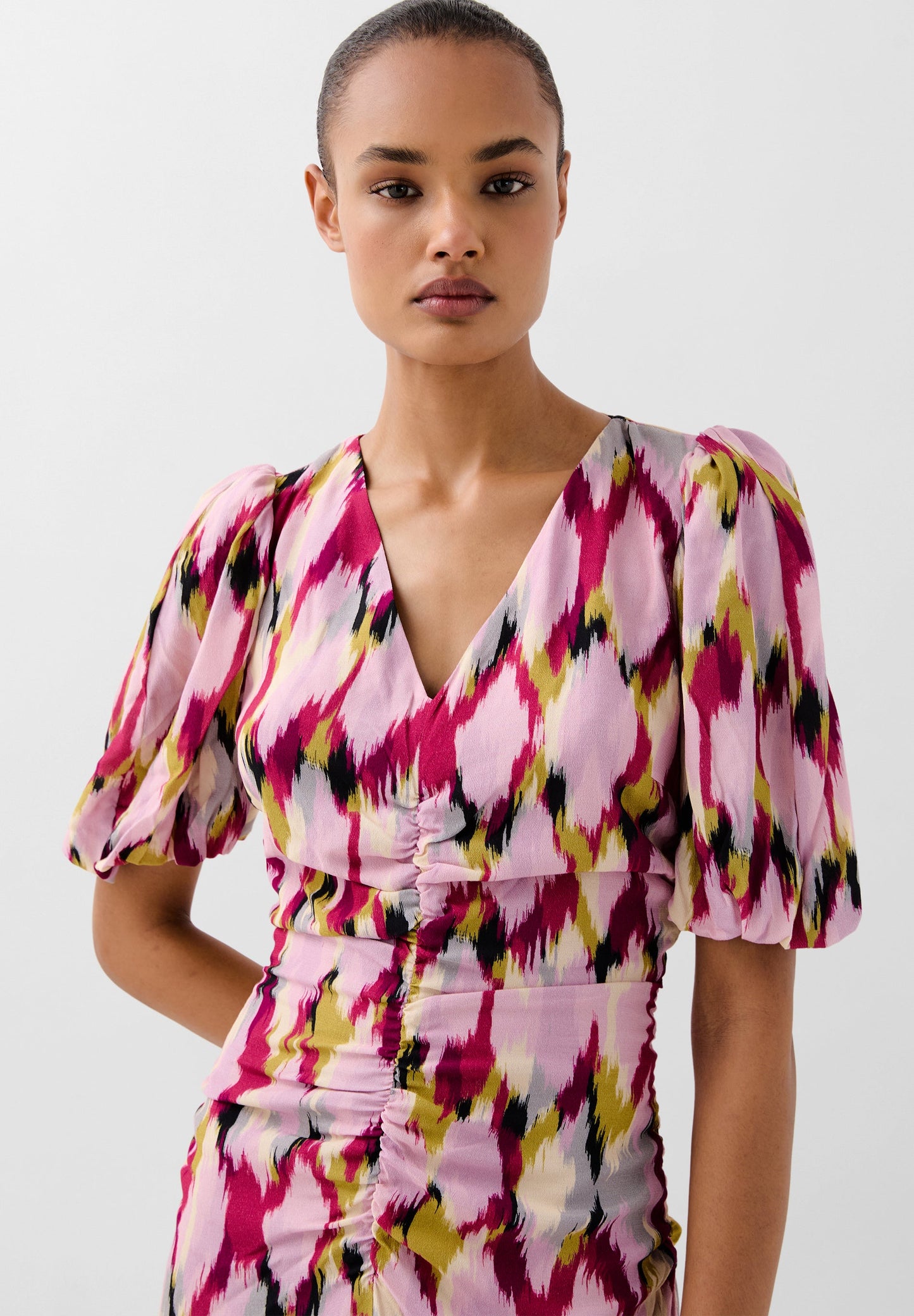 ROBE IMPRIMÉE FRONCES