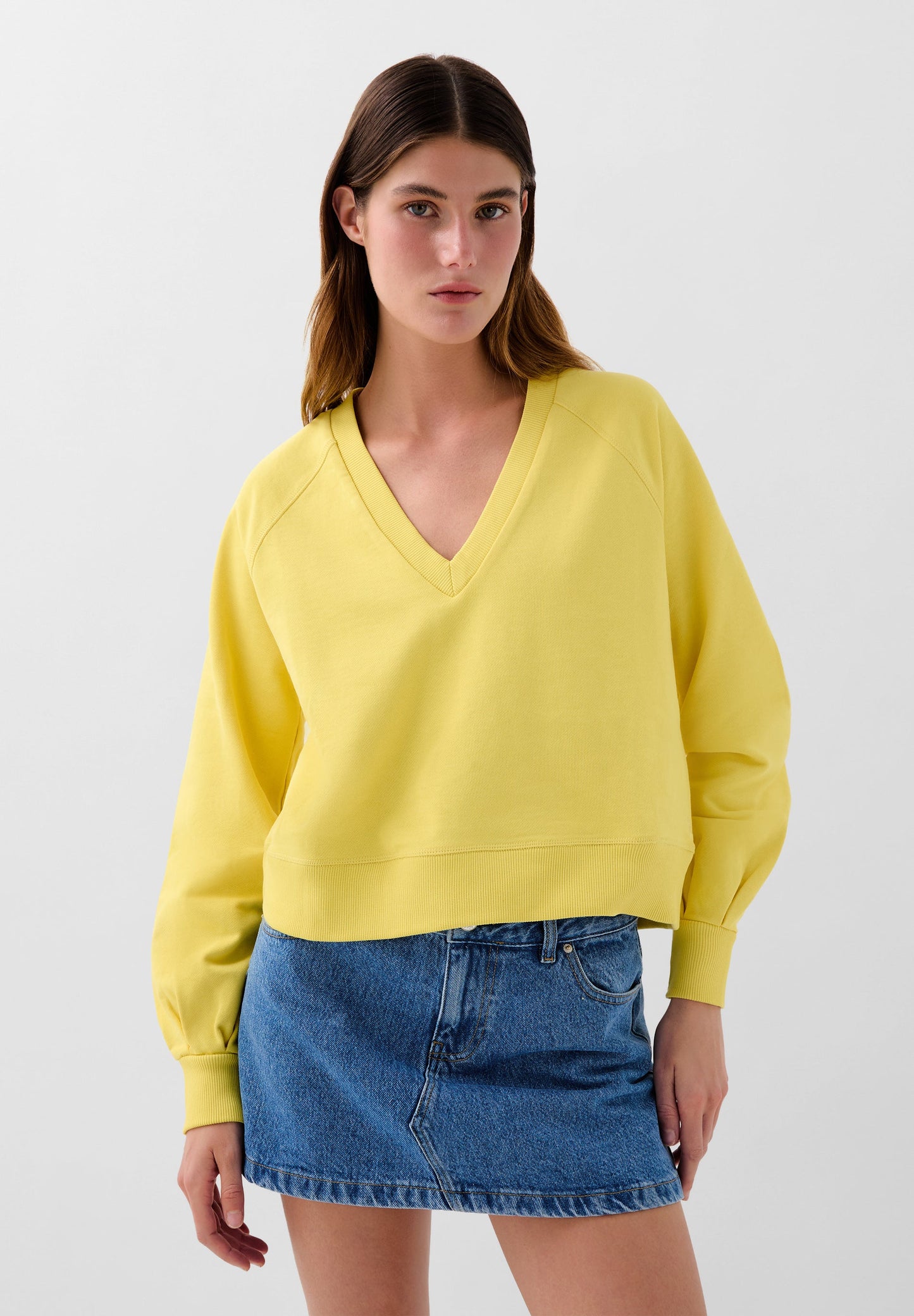SWEAT BASIQUE COL V