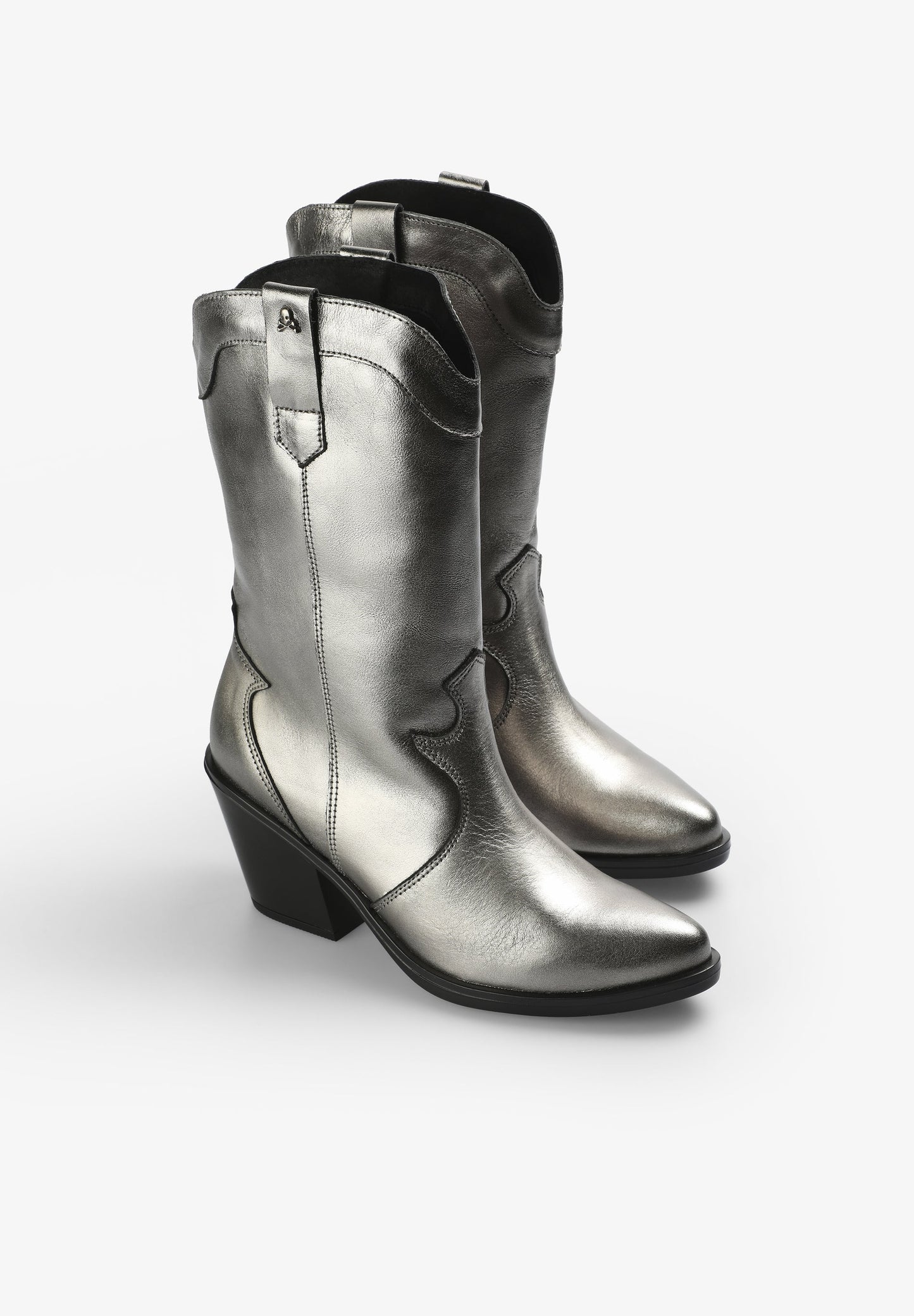 BOTAS PIEL COWBOY METALIZADAS - Scalpers
