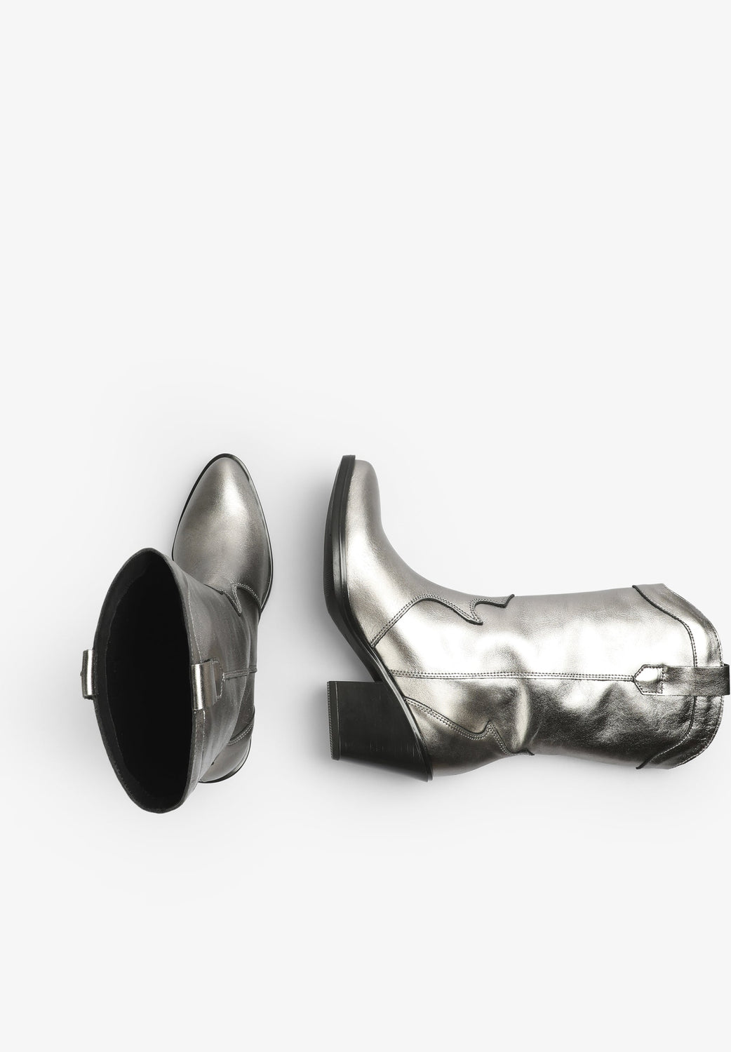 BOTAS PIEL COWBOY METALIZADAS - Scalpers