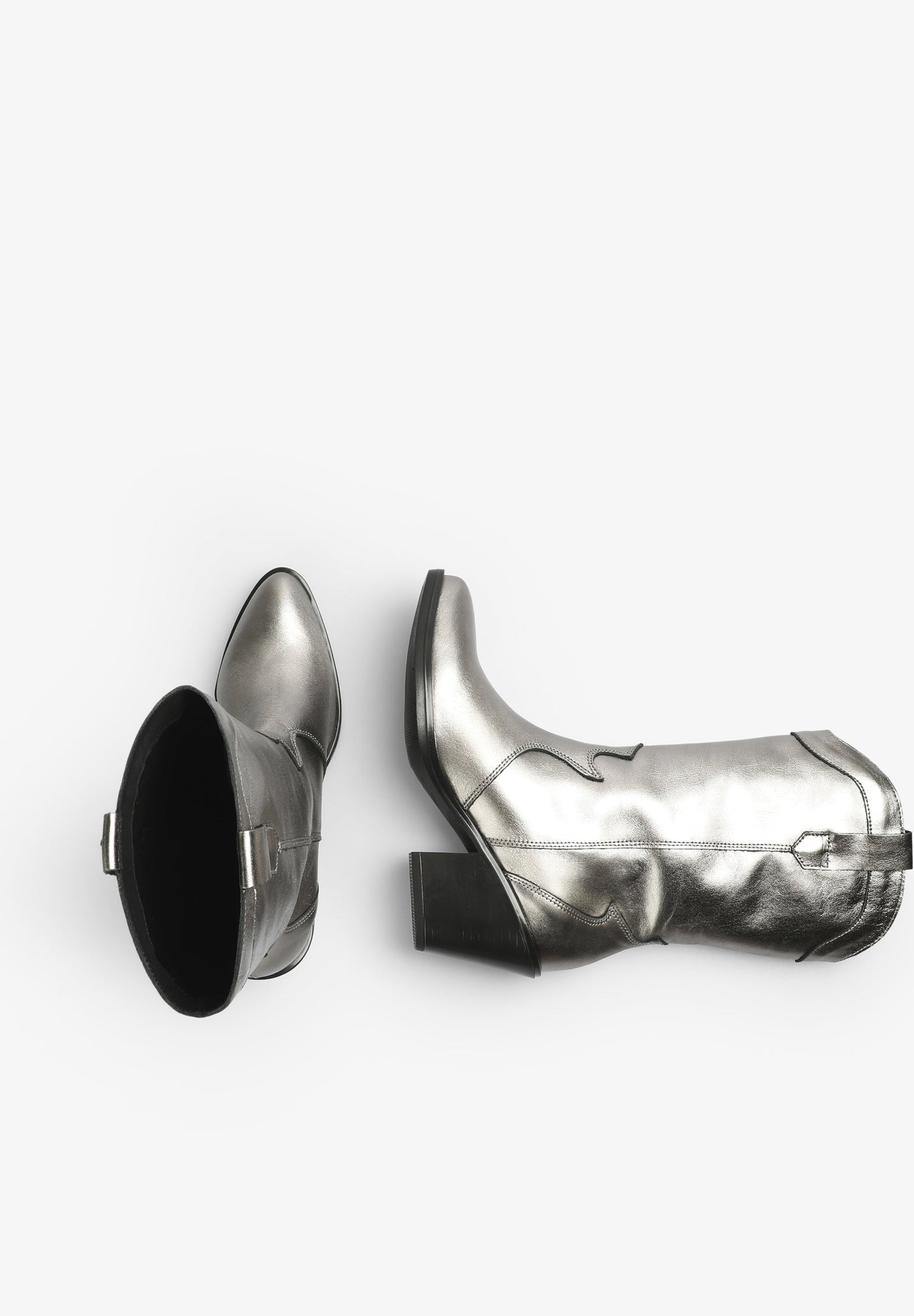 BOTAS PIEL COWBOY METALIZADAS - Scalpers