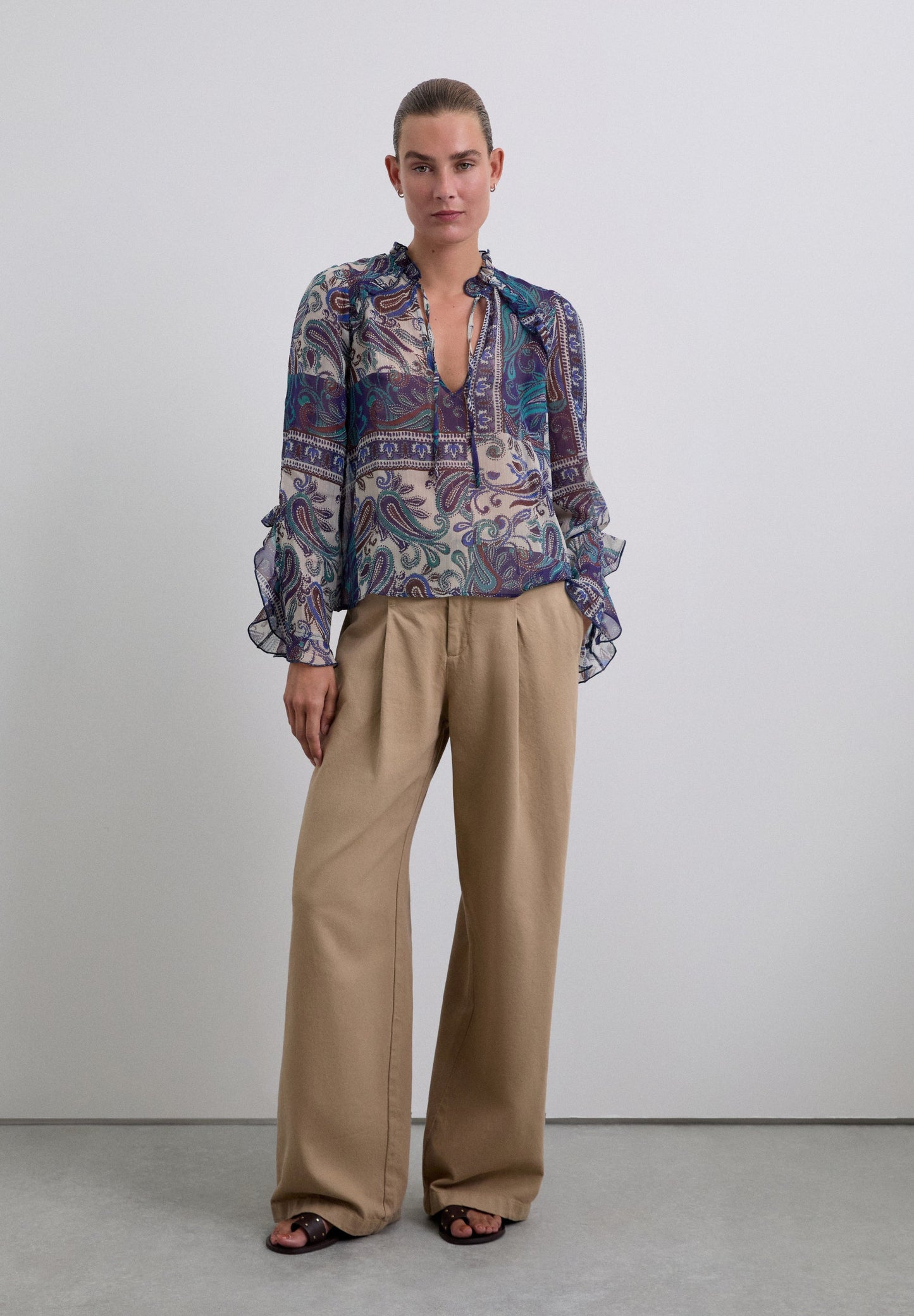PASLEY RUFFLE SHIRT