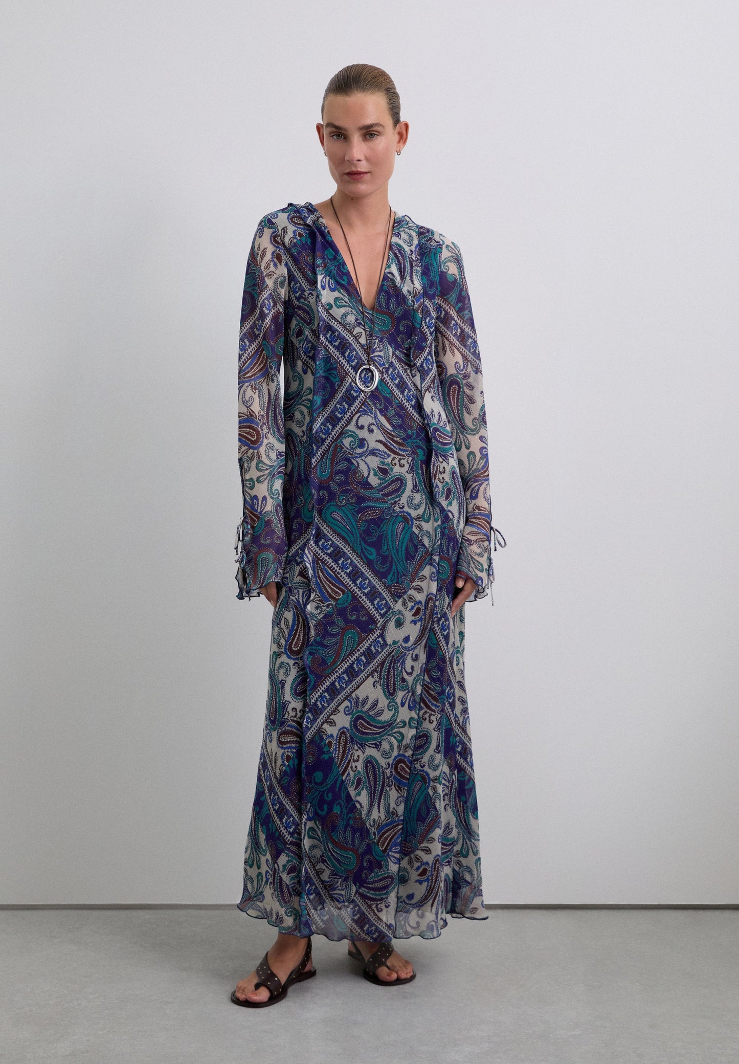 PASLEY RUFFLE DRESS