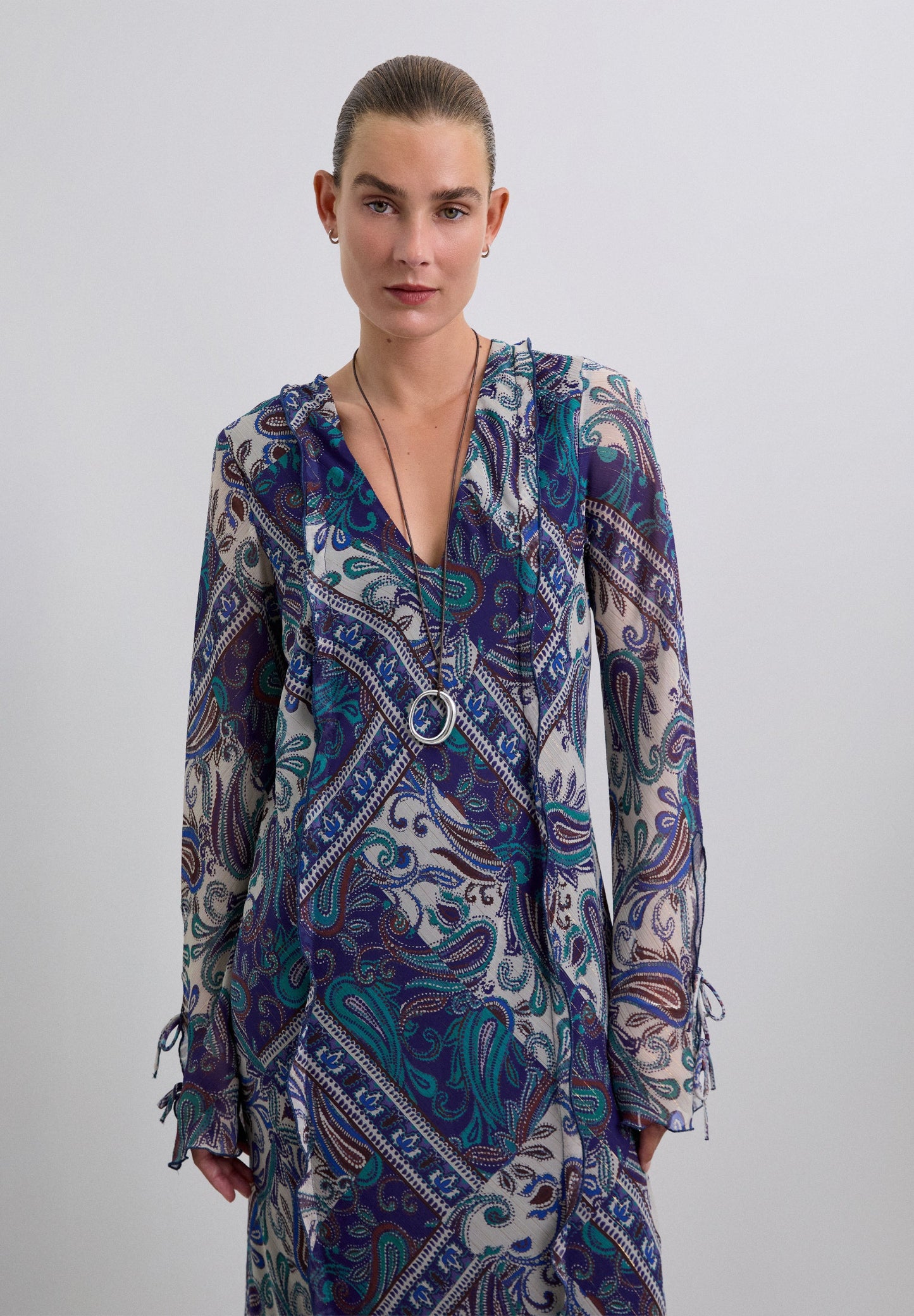 PASLEY RUFFLE DRESS
