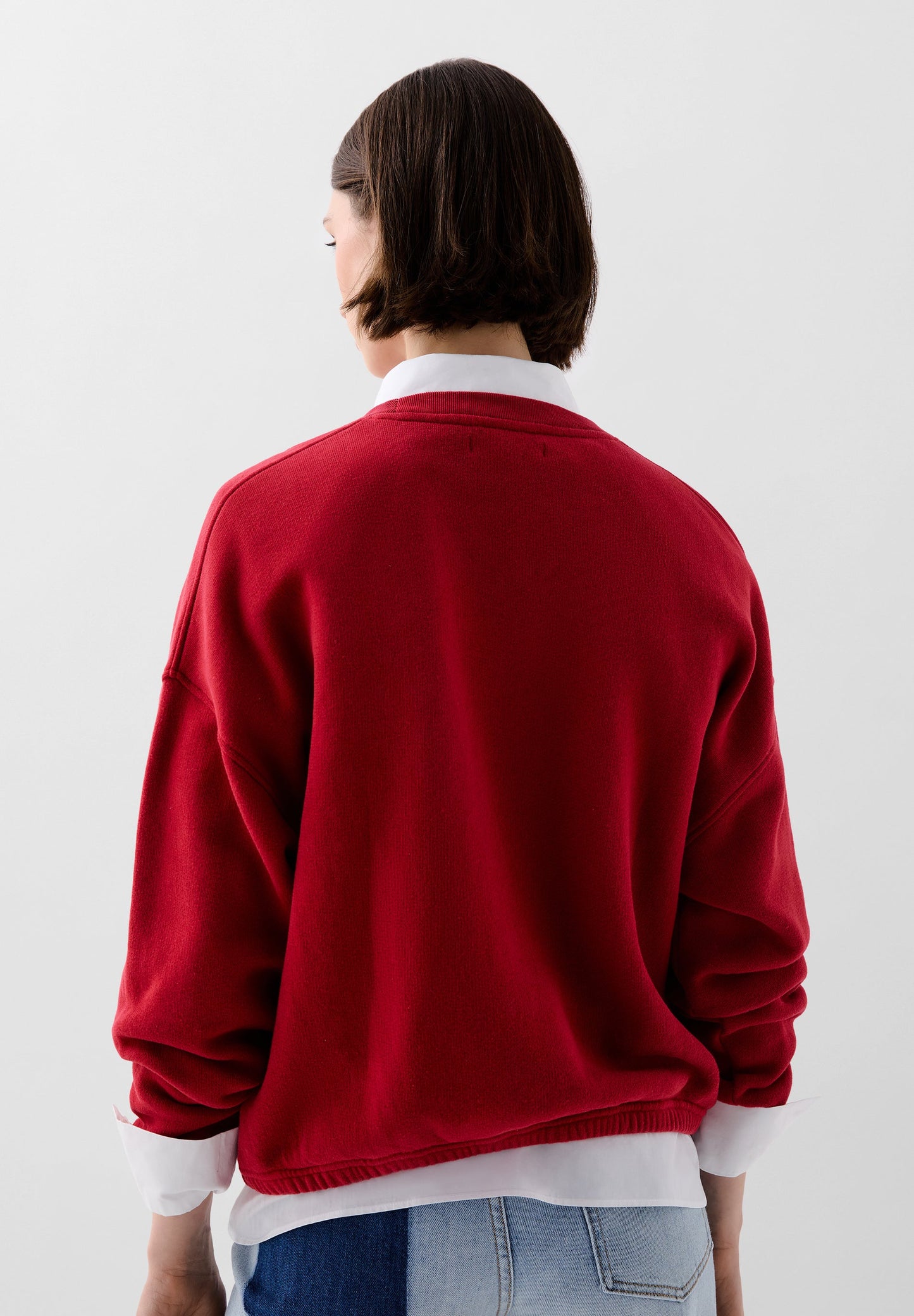 SWEATSHIRT WITH EMBROIDERED SKULL