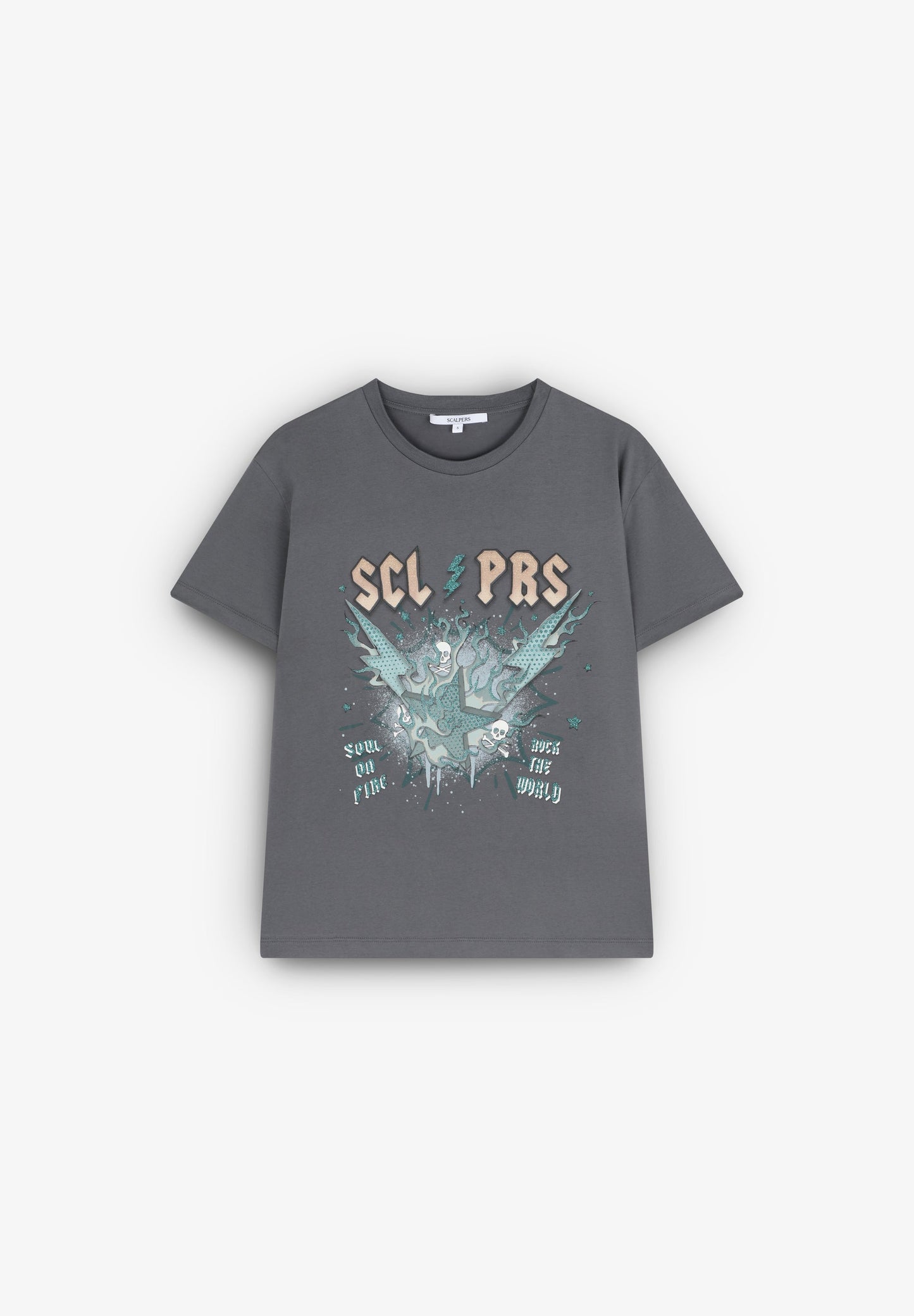 T-SHIRT WITH LOGO PRINT