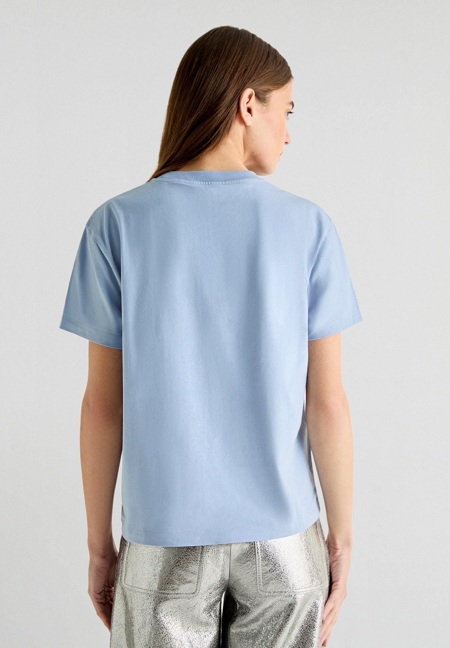 STAR AND SKULL PRINTED T-SHIRT