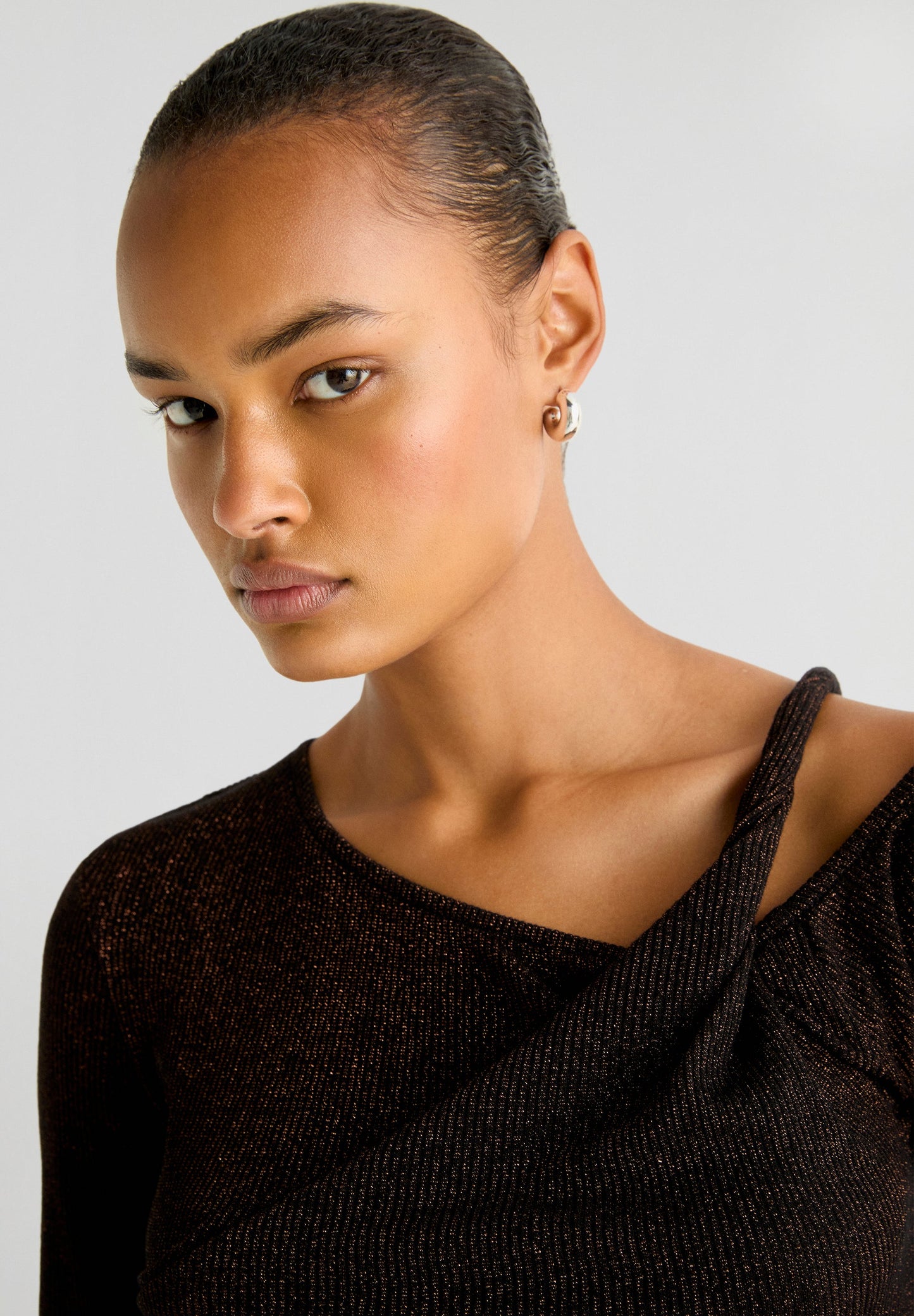 VESTIDO MINI LUREX - Scalpers