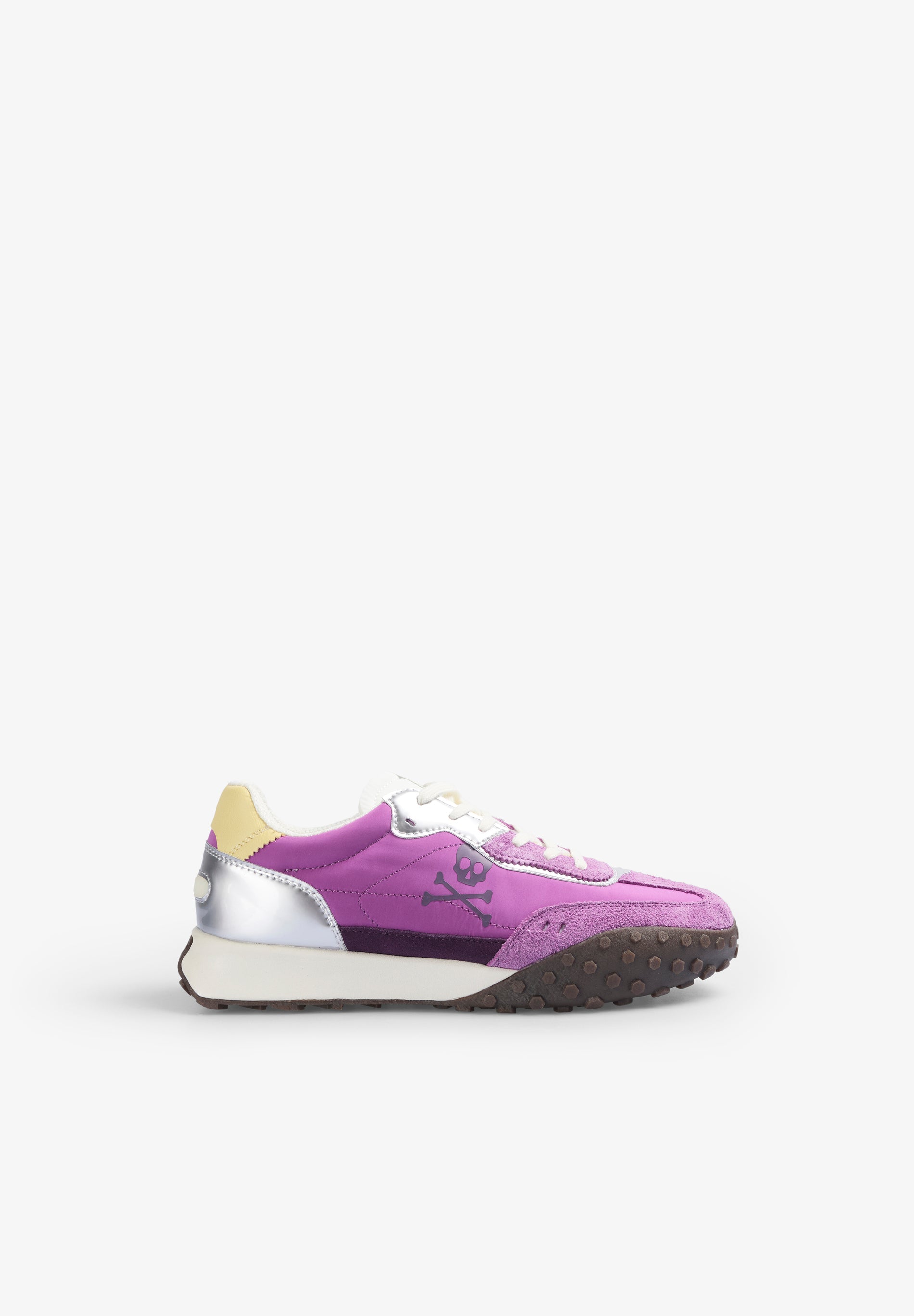 COMBINED THREE-COLOURED SOLE SNEAKERS