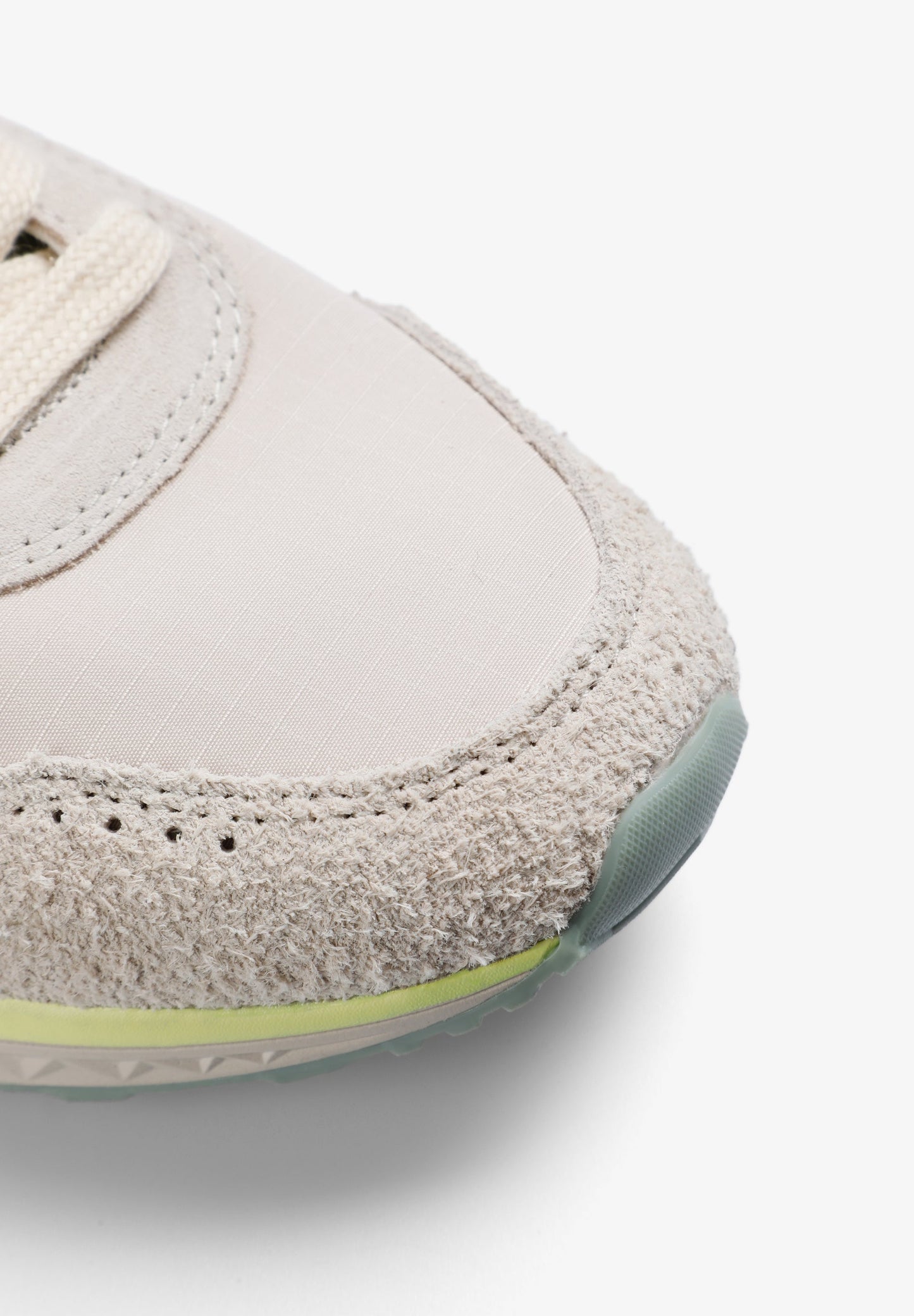 THREE-TONE SUEDE SNEAKERS