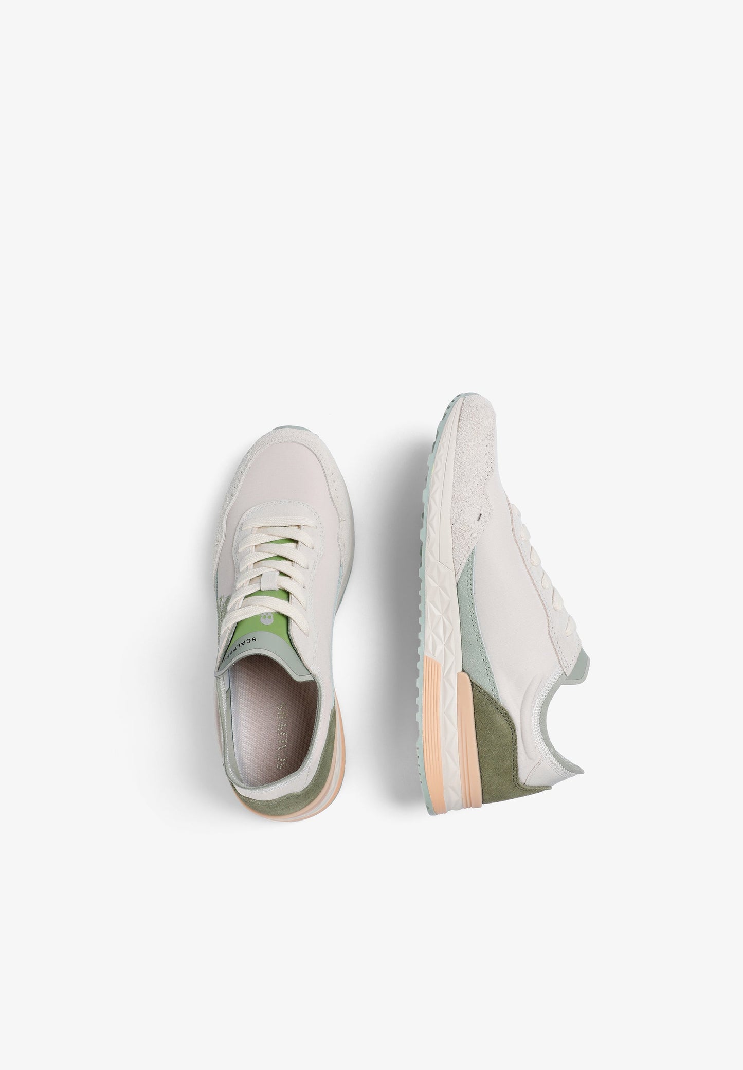THREE-TONE SUEDE SNEAKERS