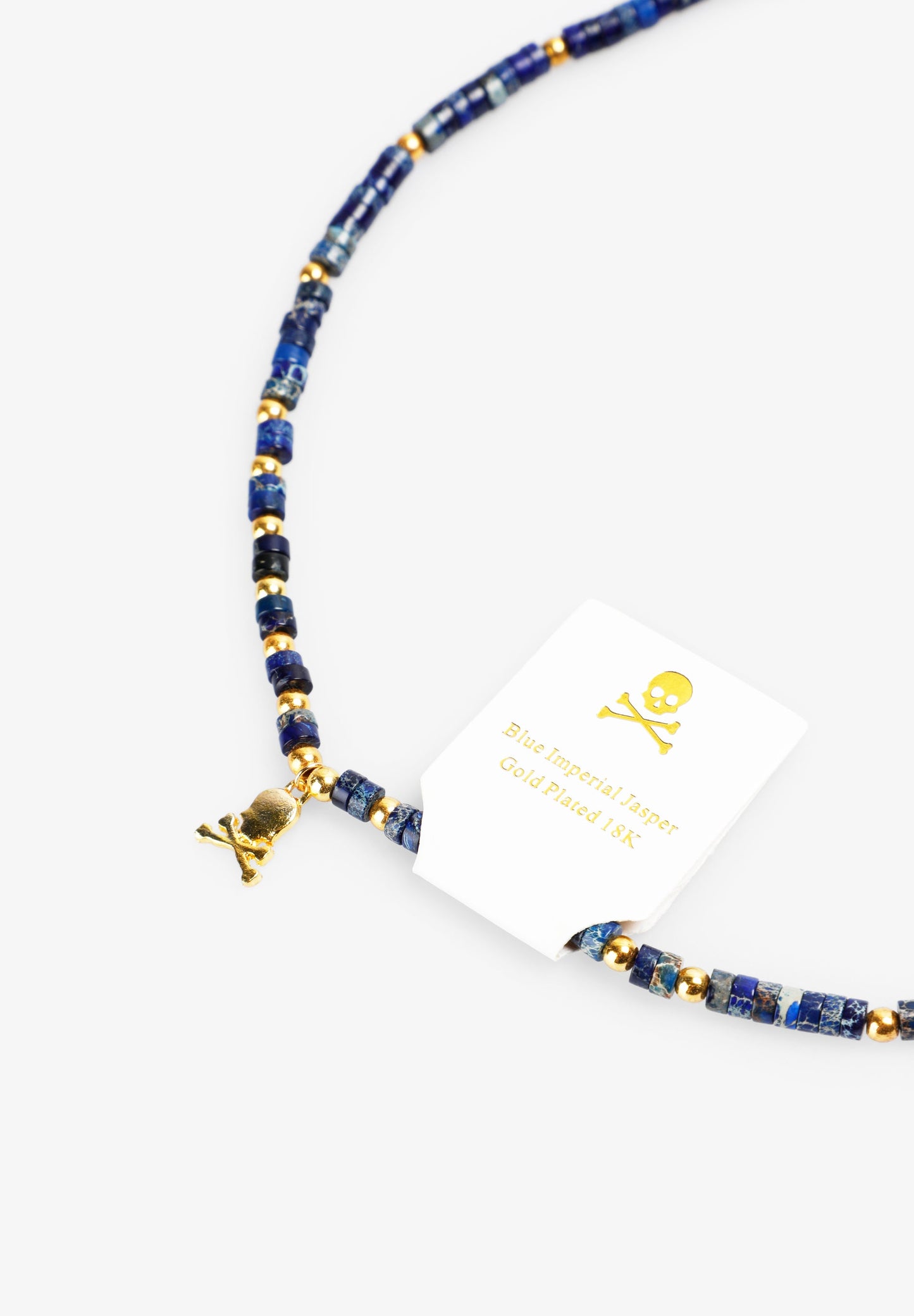 UNISKULL STONES L NECKLACE