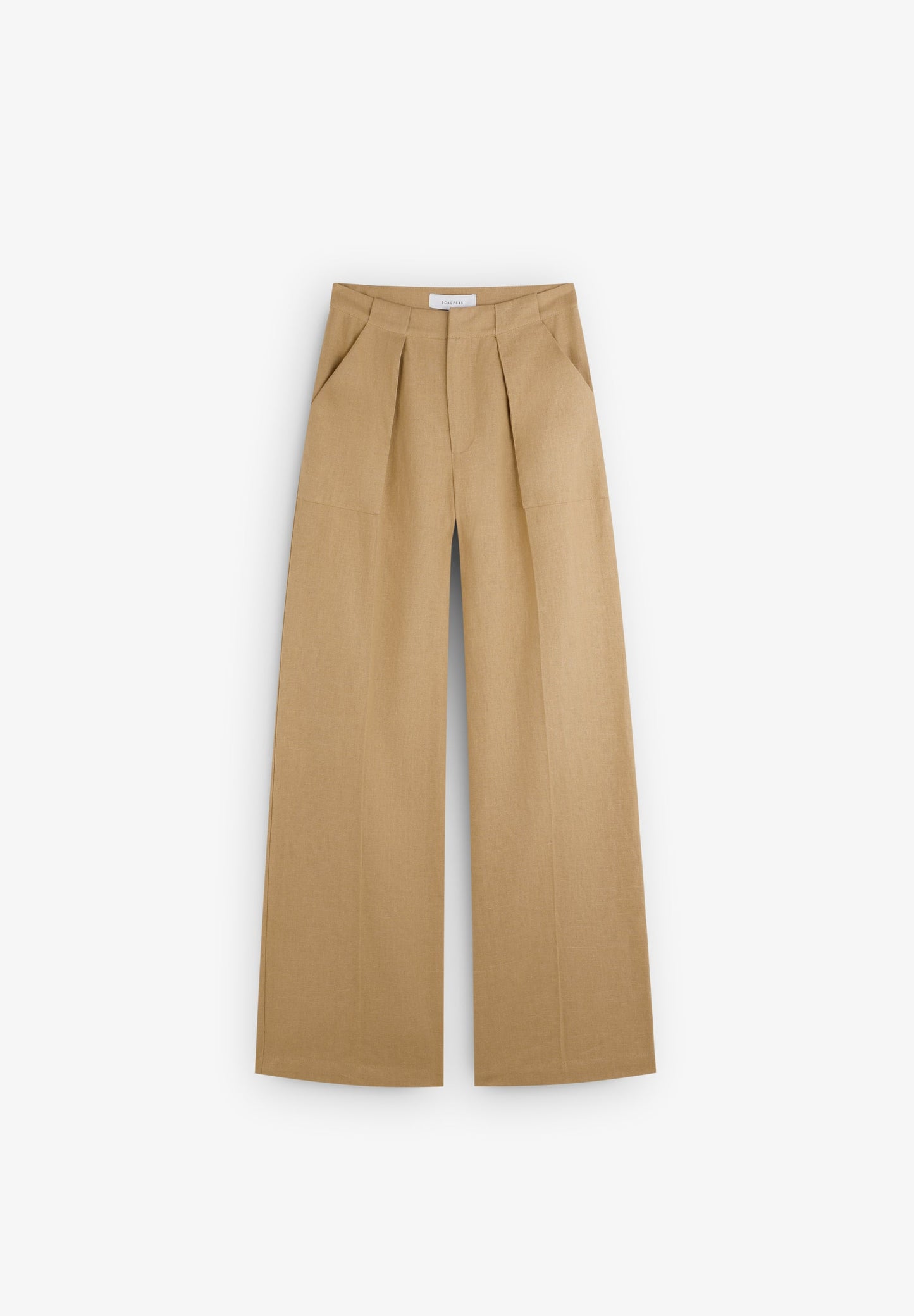 LINEN TROUSERS WITH DARTS
