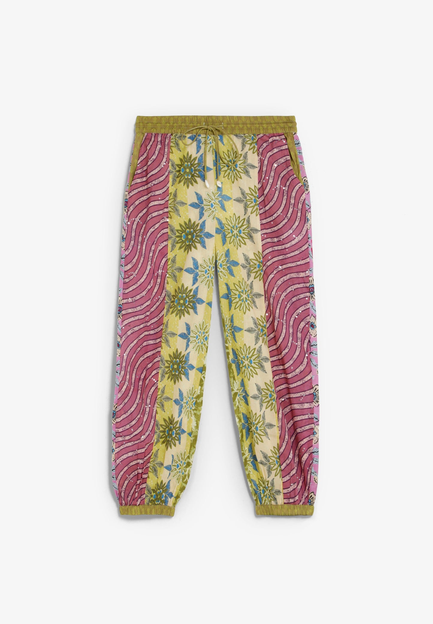 PATCHWORK BALLOON TROUSERS
