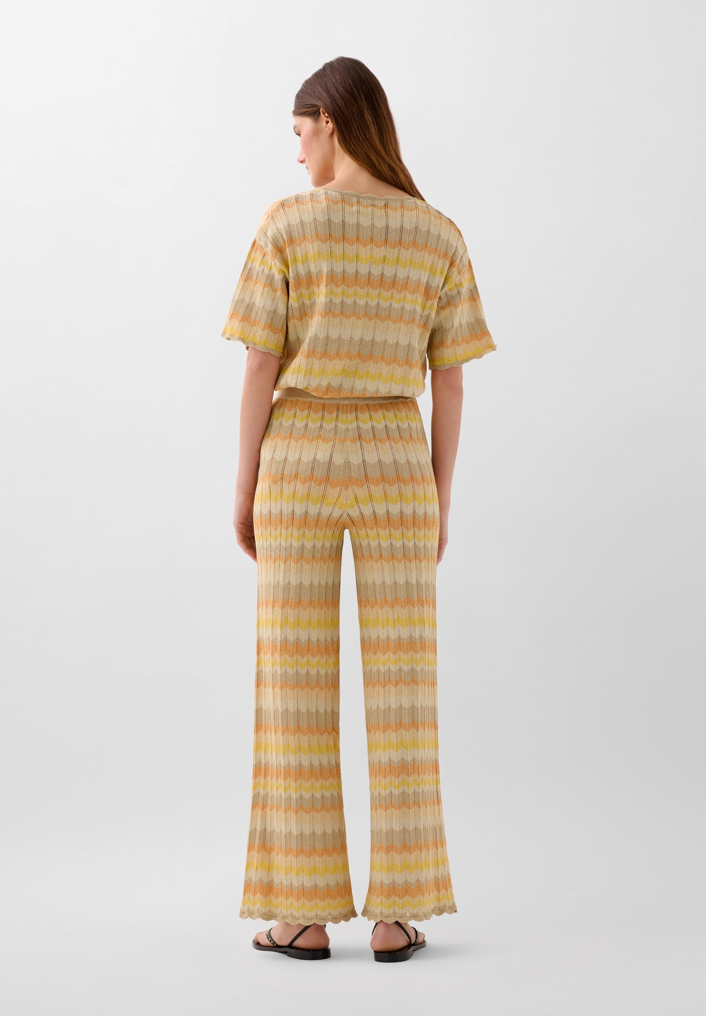 LUREX KNIT TROUSERS
