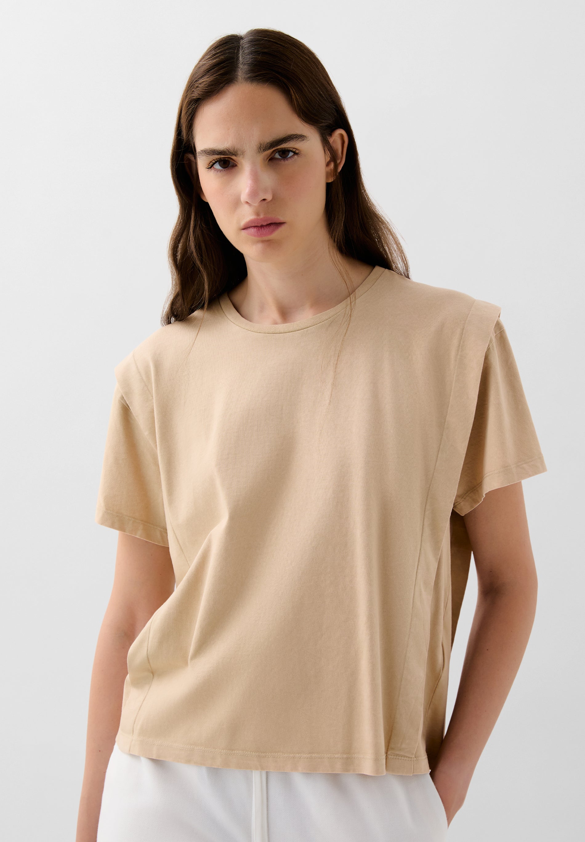 FADED T-SHIRT WITH SKULL