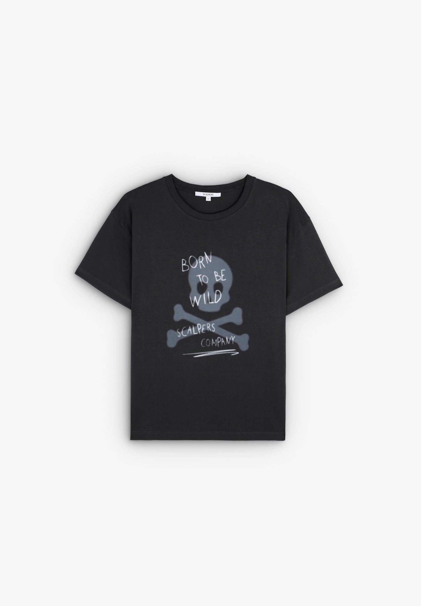 T-SHIRT WITH SKULL PRINT