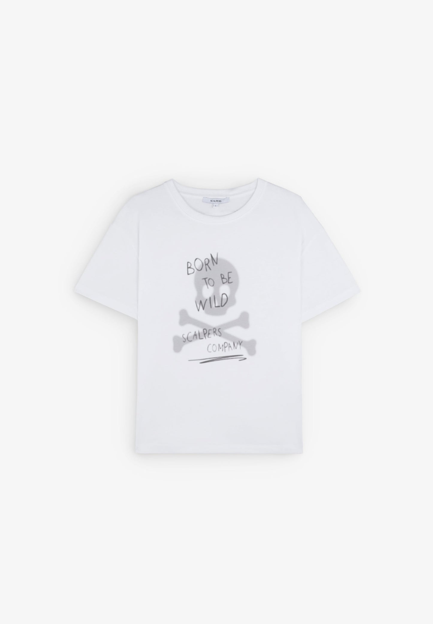 T-SHIRT WITH SKULL PRINT
