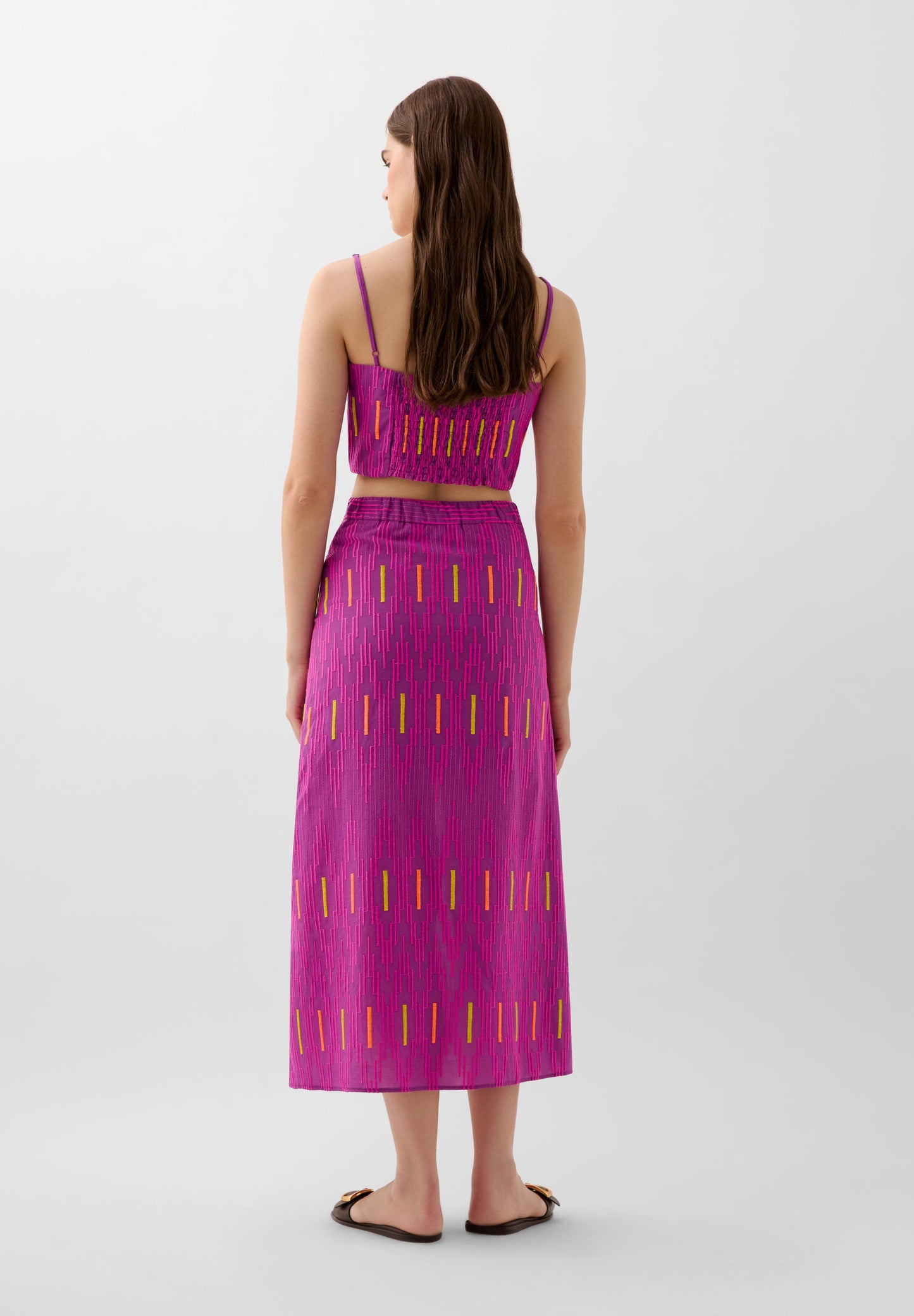 JUPE MIDI BRODERIES