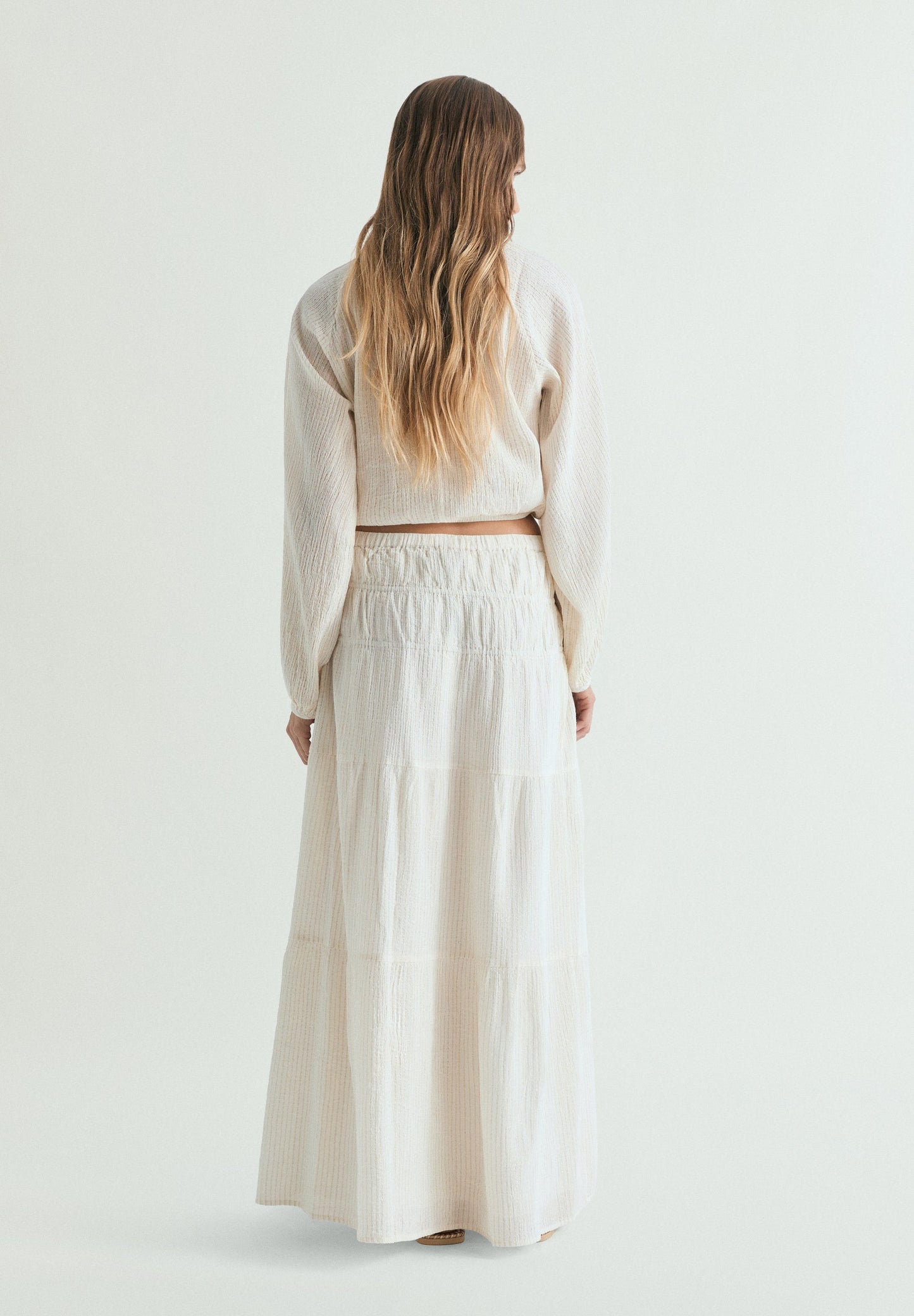 GONNA A RIGHE LUREX
