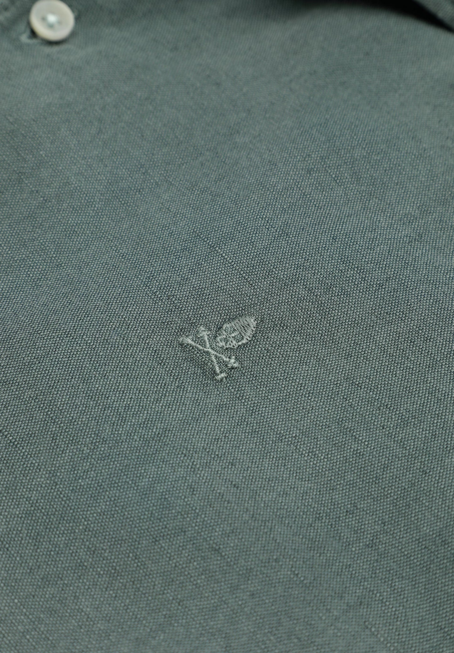LINEN SKULL SHIRT