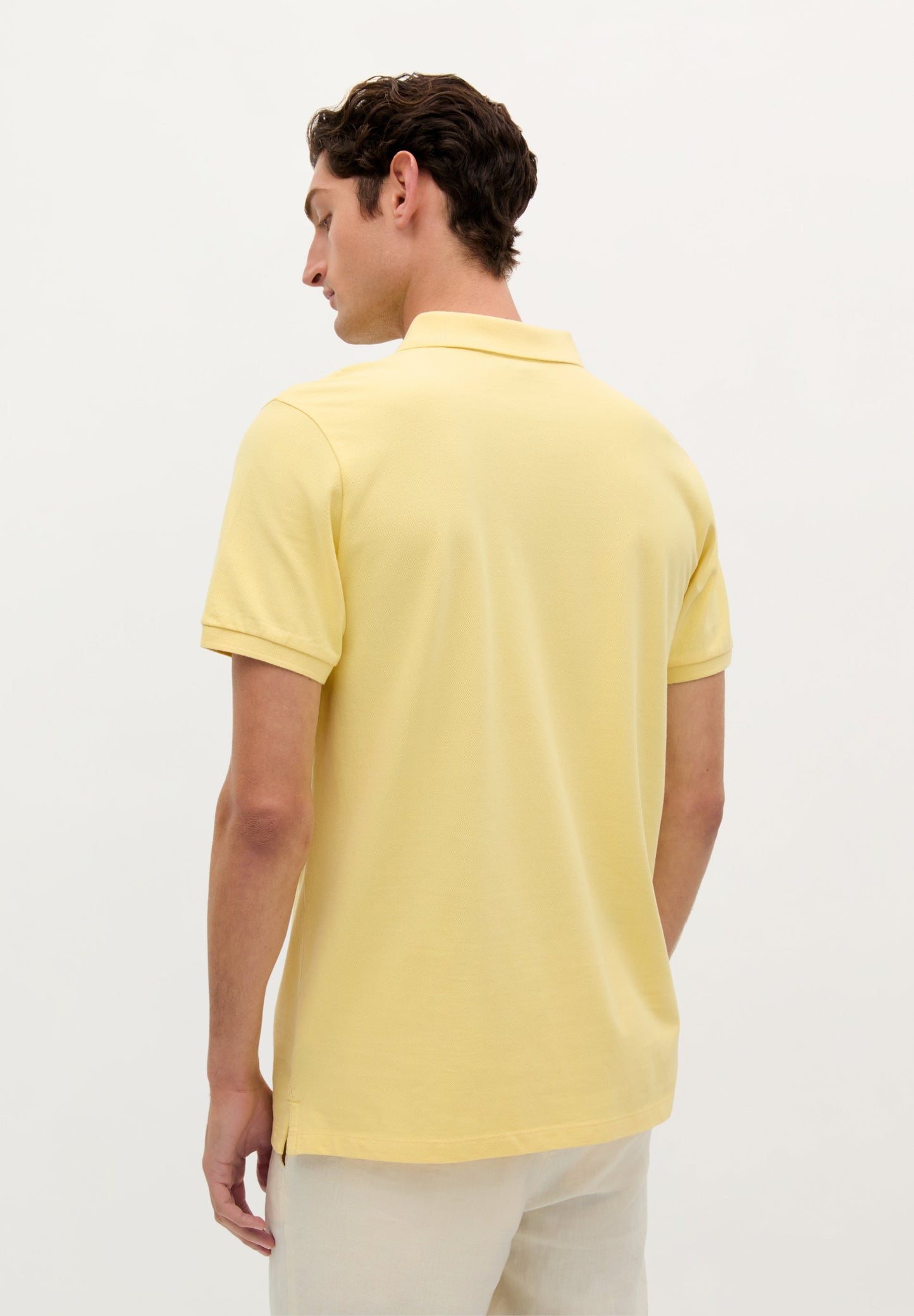 BASIC POLO SHIRT WITH SKULL DETAIL